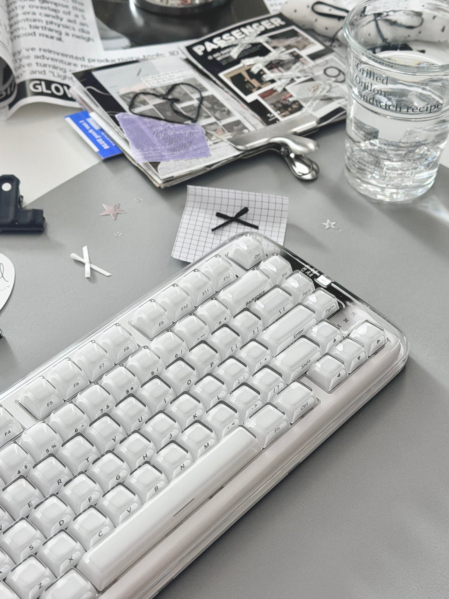 Unboxing Clearance ONLY 1 Instock XVX x CoolKiller CK75 SE Wireless Mechanical Keyboard Smokey White