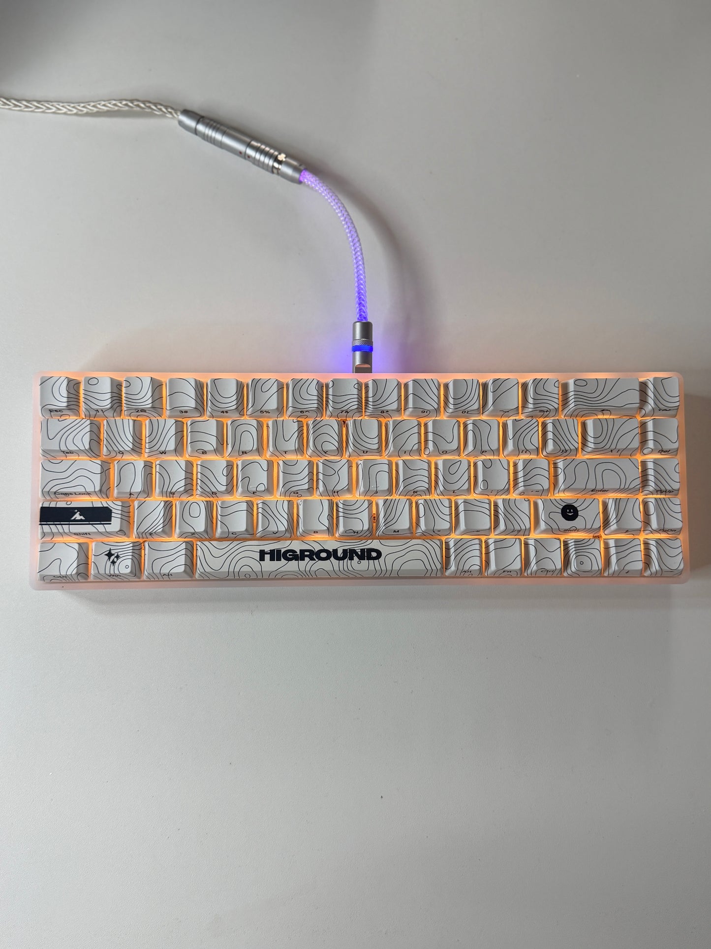 Unboxing Clearance Higround Wireless Gaming Keyboard HG68 Basecamp 65 Mechanical Keyboard SNOWSTONE