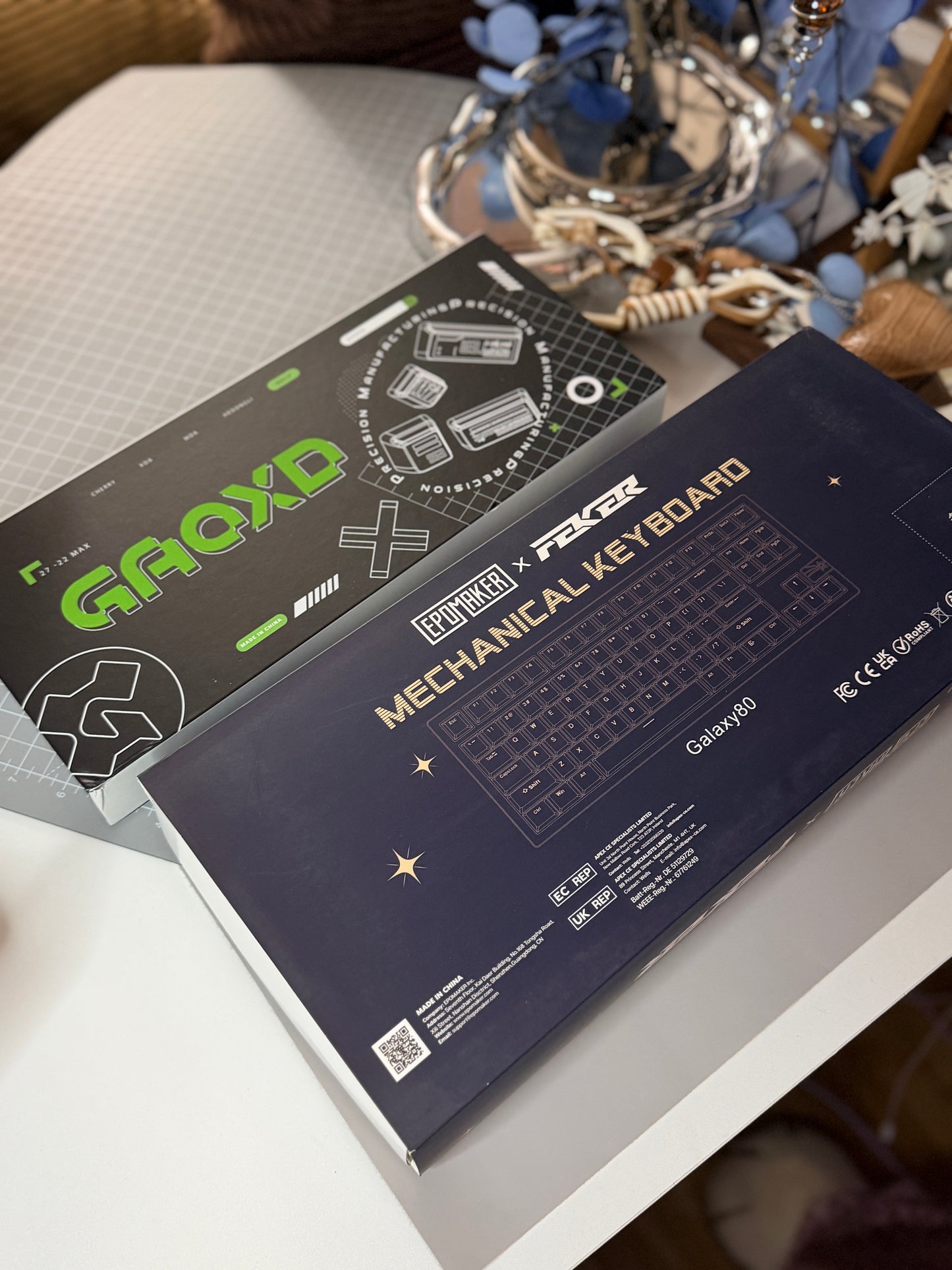 Unboxing For Sales EPOMAKER x Feker Galaxy80 Wireless Mechanical Keyboard➕0248 custom Keycap full set