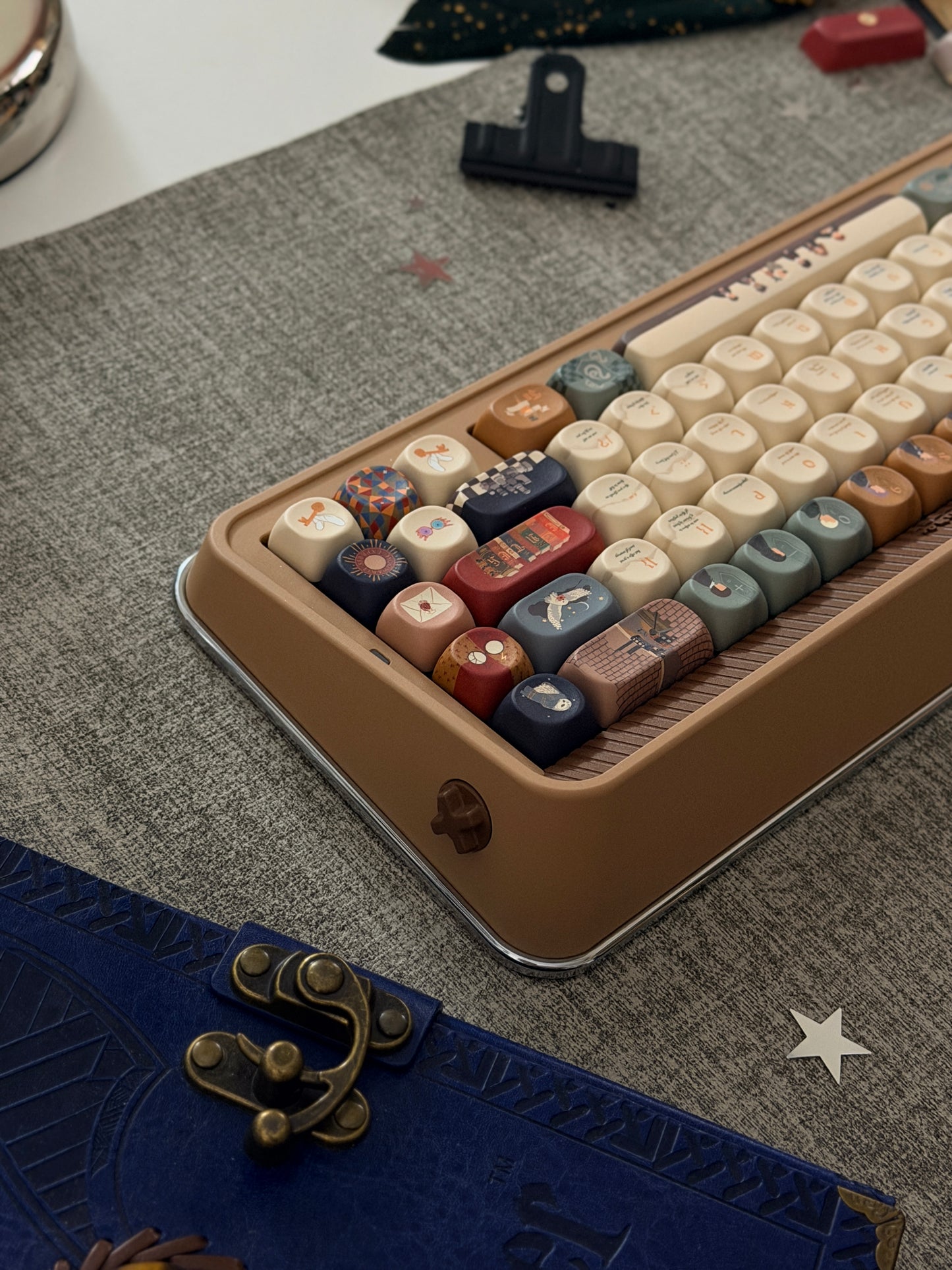 ONLY 1 Instock Olleh65 Prebuilt Aluminum Custom Mechanical Keyboard Brown Set