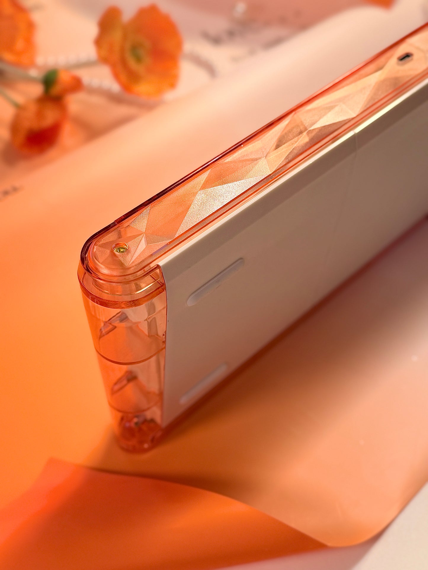 Unboxing For SALEs moeetech GLITTER65 HE (ProSilk HE) Magnetic Switch Keyboard Orange Peach With Bag R2