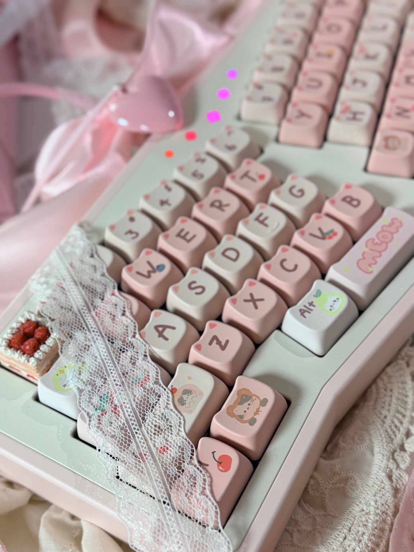 ONLY 1 Instock Prebuilt Aluminum Customized Mechanical Keyboard Staralice Ergonomic Set