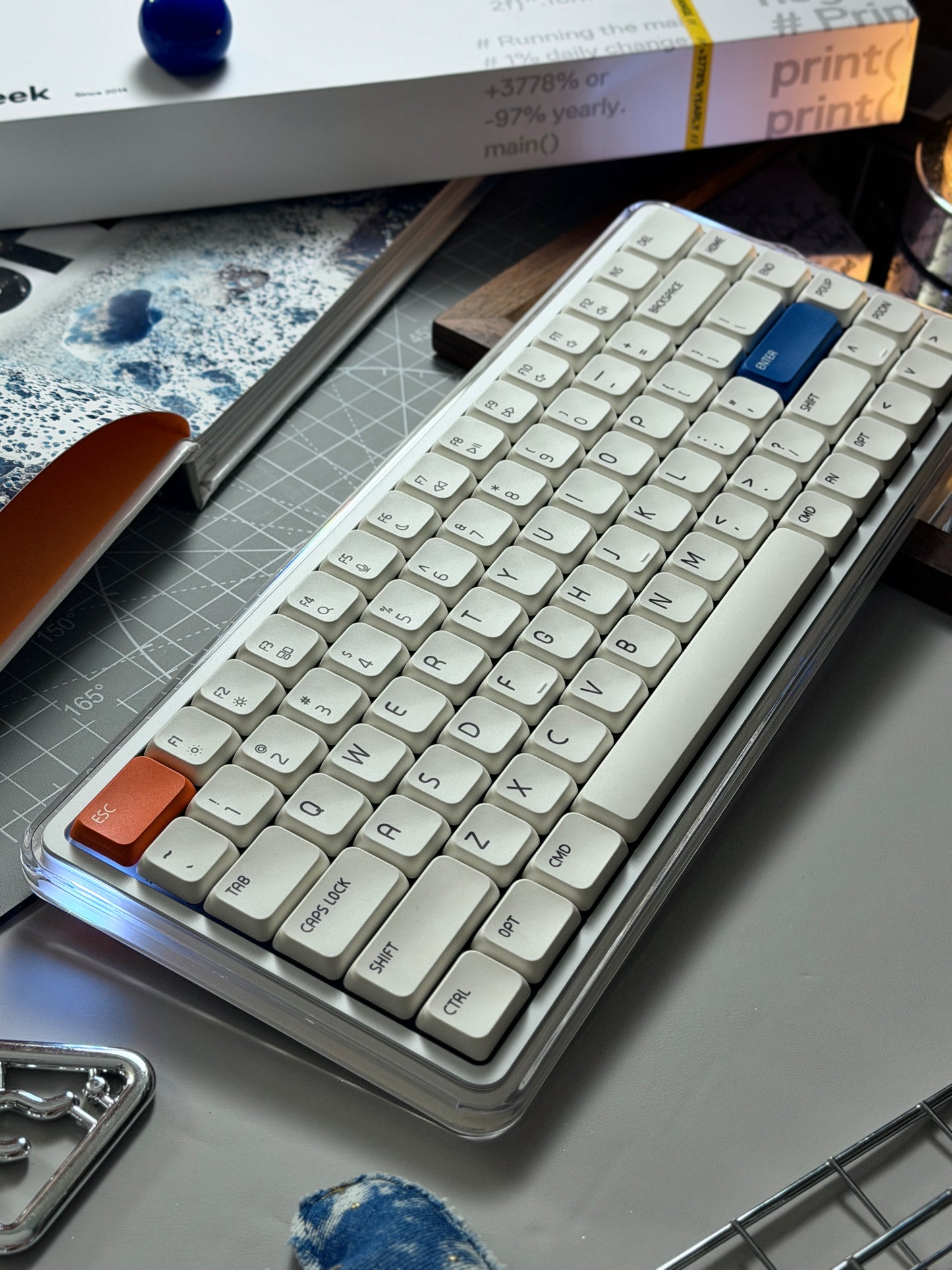 Unboxing Clearance ONLY 1 Instock MelGeek O2 Quiet Wireless Keyboard Low-Profile
