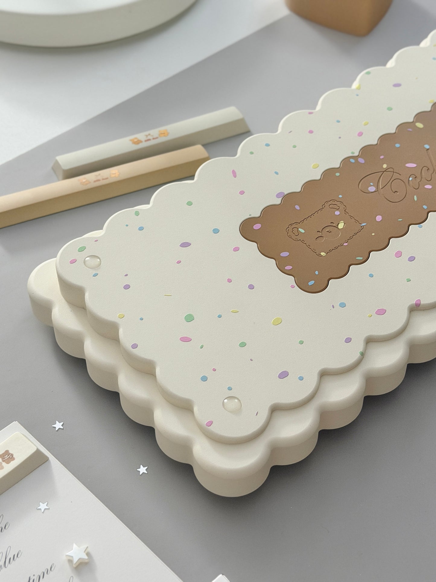 ONLY 1 Instock Prebuilt Aluminum Customized Mechanical Keyboard Cookies75 Cream Sugar Set