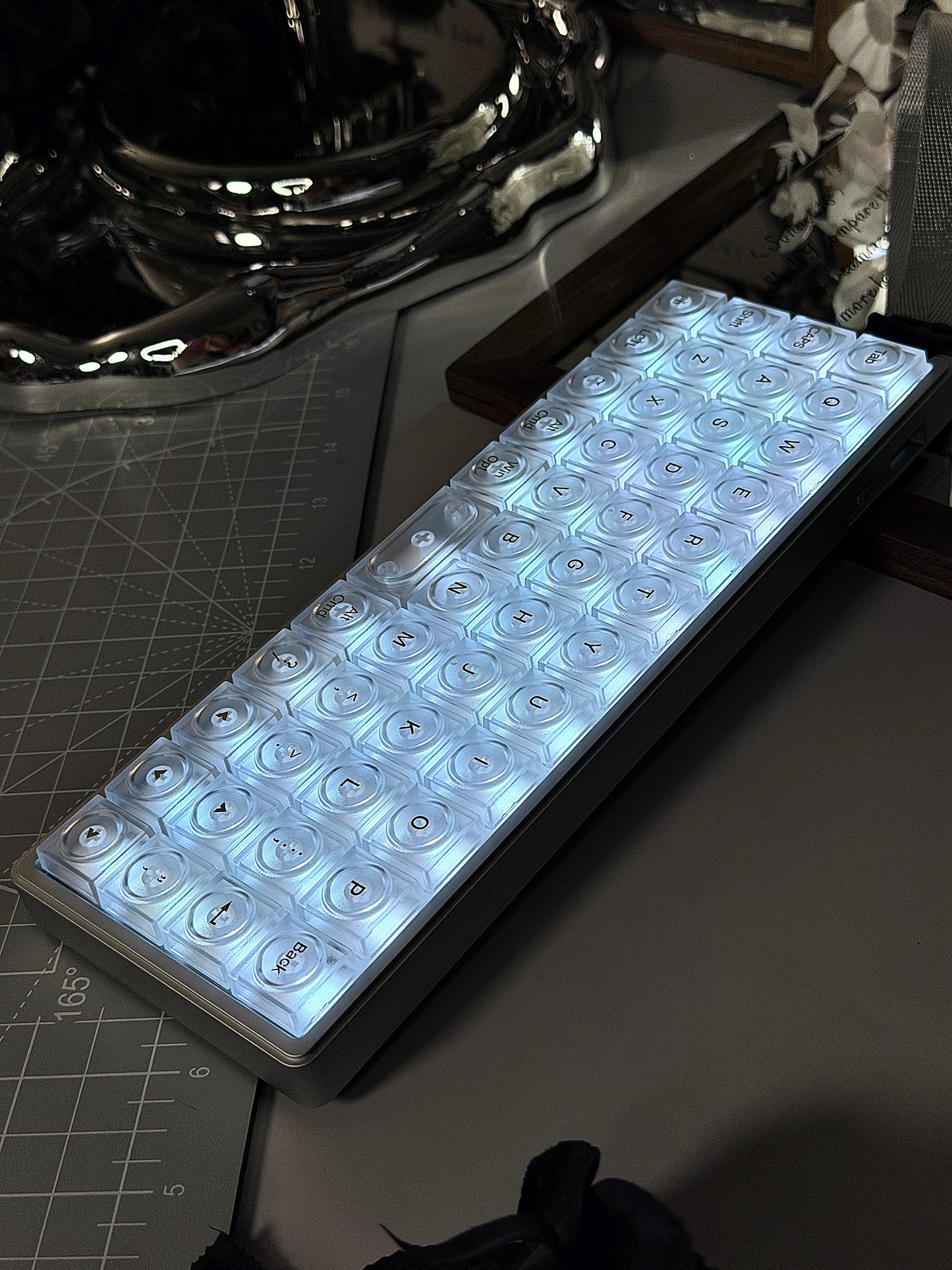 Unboxing For SALEs EPOMAKER LUMA40 Wireless Mechanical Keyboard Low Profile Switch