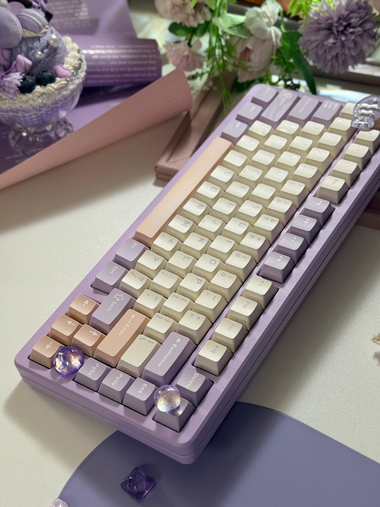 Unboxing Clearance INKY 75 Aluminum RGB Creamy Thocky Purple Wireless Custom Mechanical Keyboard