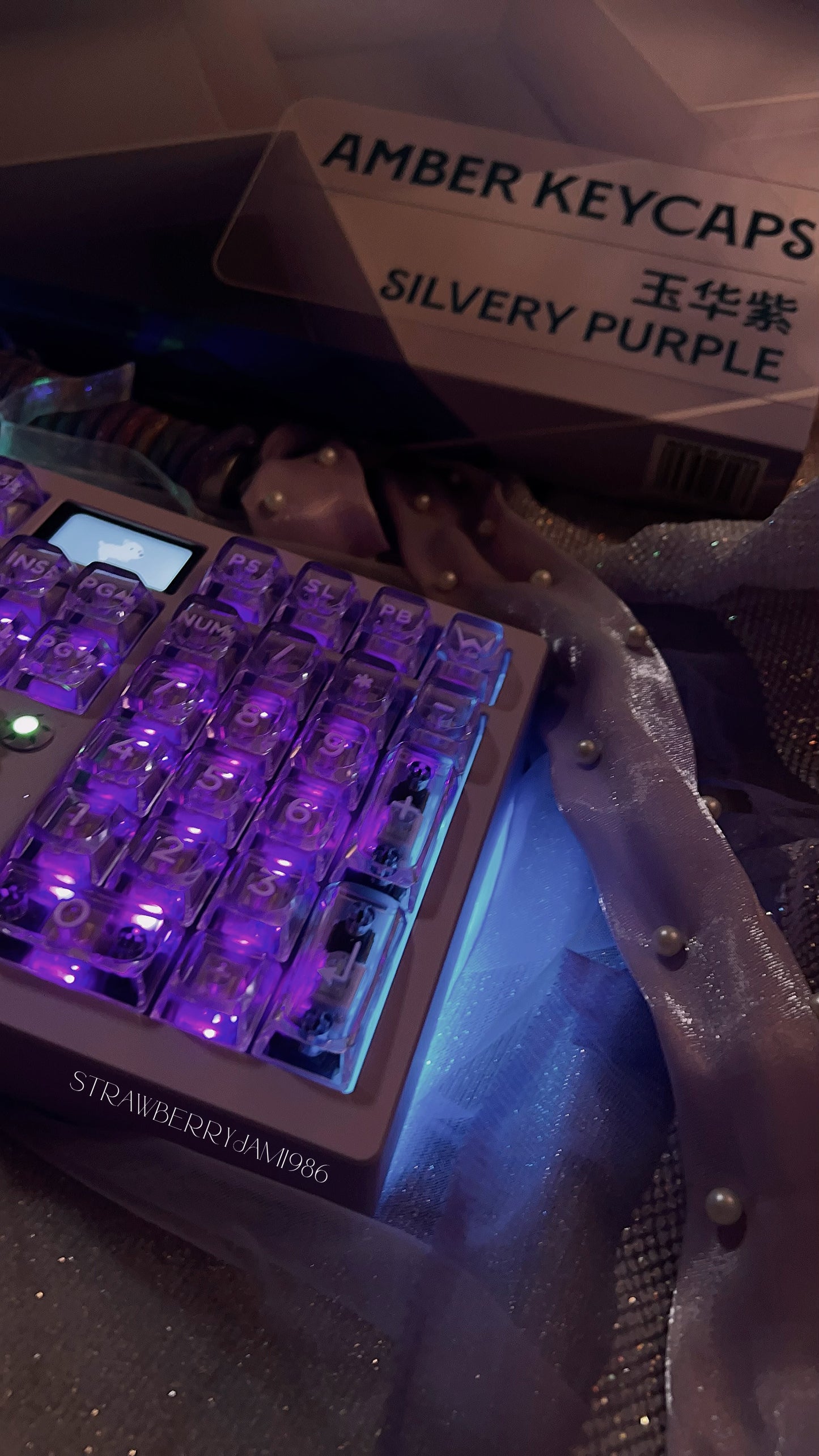 「only 1 Instock」Prebuilt ZOOM98 Purple Aluminum Customized Mechanical Keyboard