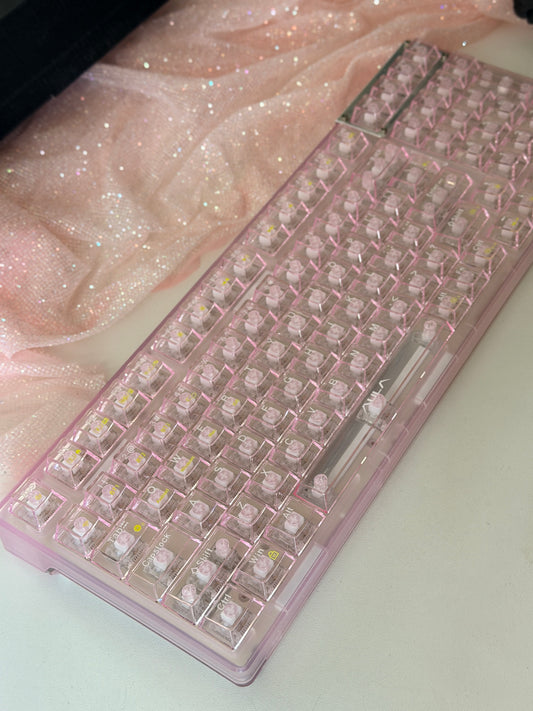 Unboxing Clearance ONLY 1 Instock EPOMAKER x AULA F98
98%Transparent Wireless Mechanical Keyboard