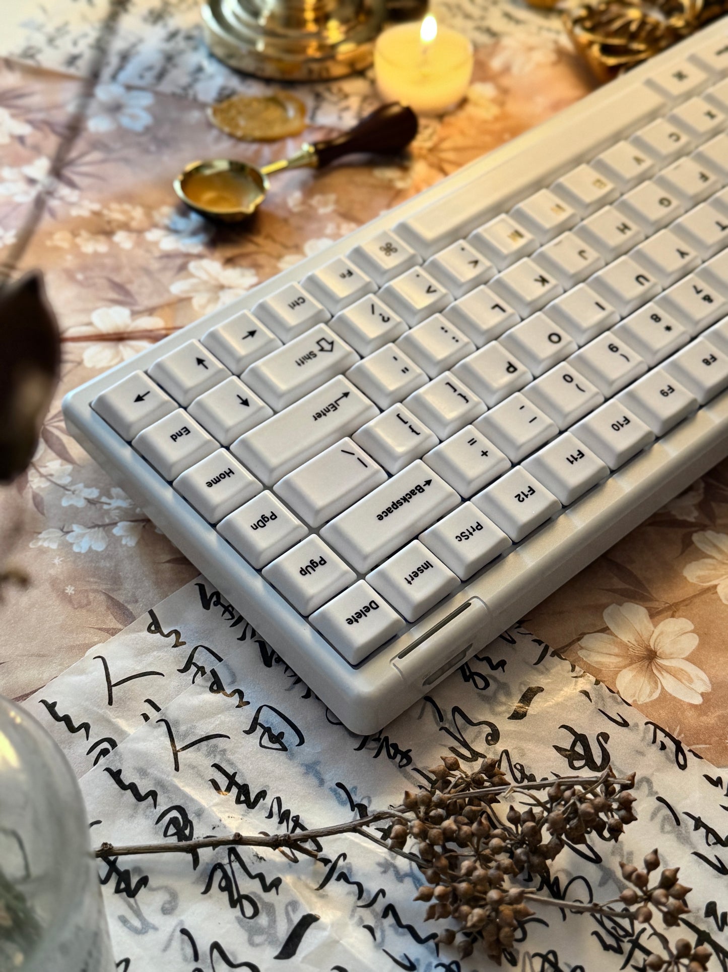 Unboxing Clearance ONLY 1 Instock ZEN75 Low-Profile Keyboard with Ceramic Keycaps
