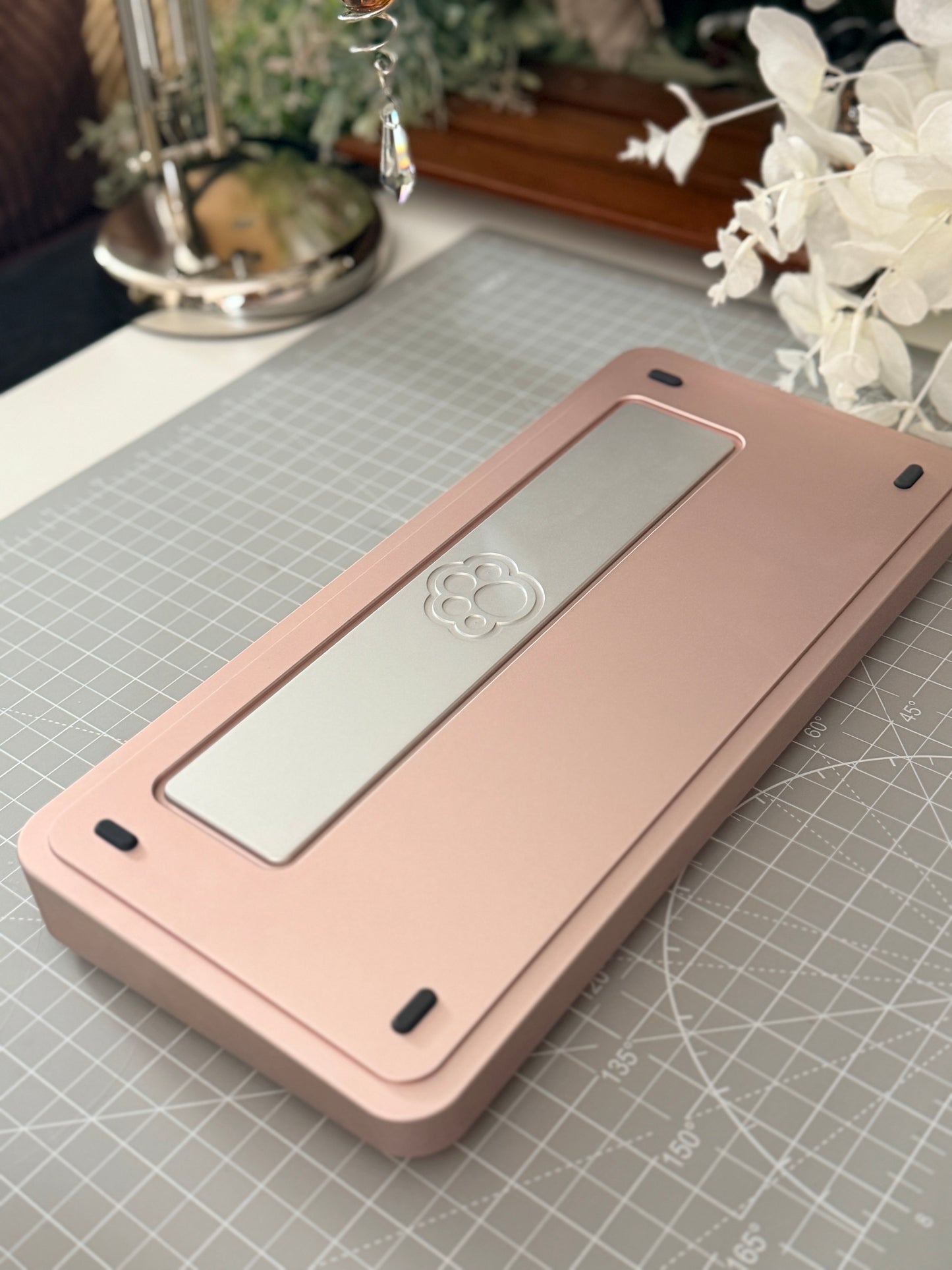 ONLY 1 Instock Prebuilt Aluminum Custom Mechanical Keyboard Bear75 Pink Anodized Set