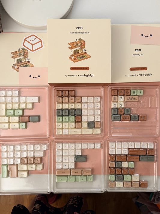 Unboxing Clearance Osume Zen Keycap Set & Zen Novelty kit