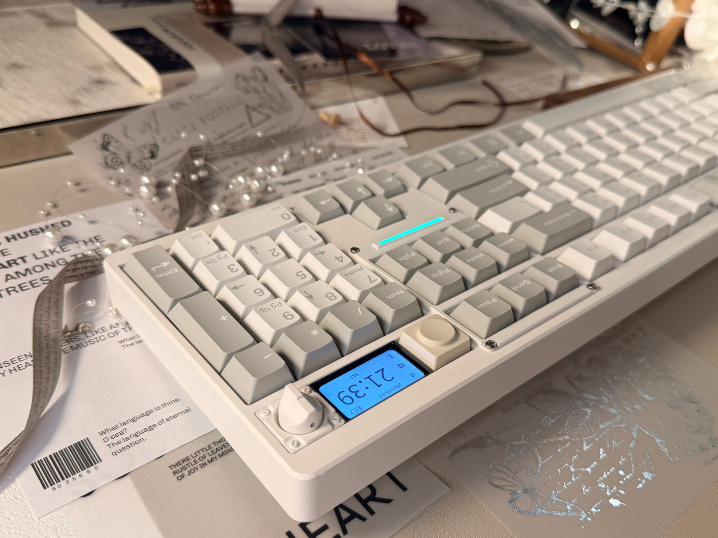 Unboxing Sample For Sale ONLY 1 Instock Wireless Mechanical Keyboard Chilkey ND104 Gaming Keyboard