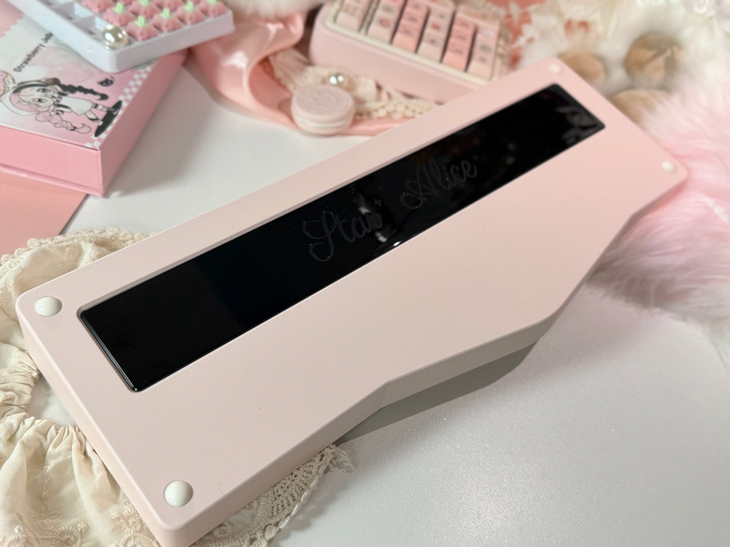 ONLY 1 Instock Prebuilt Aluminum Customized Mechanical Keyboard Staralice Ergonomic Set