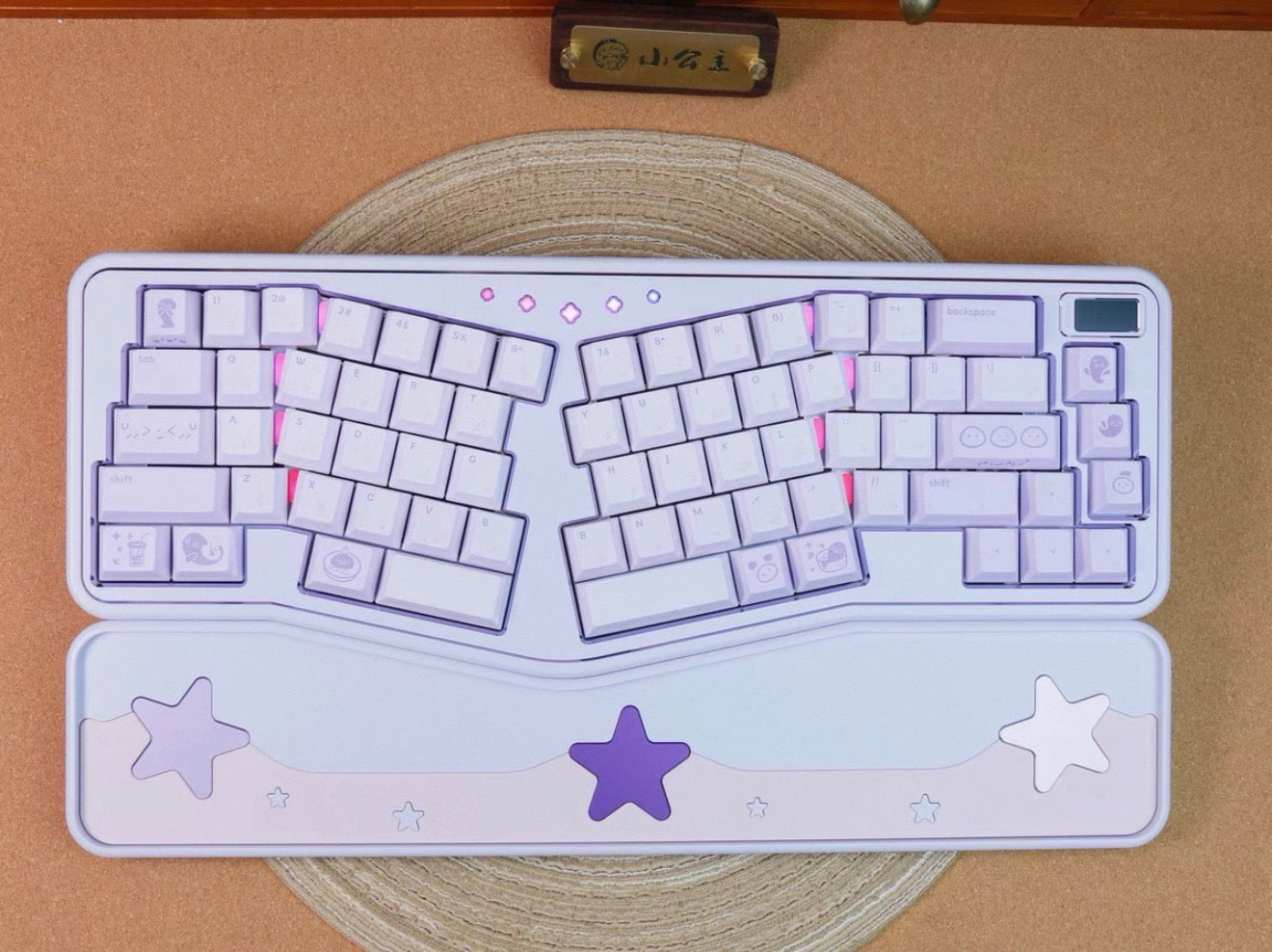 Preorder Prebuilt Aluminum Customized Mechanical Keyboard Staralice Set （including switch Keycaps and wristrest）