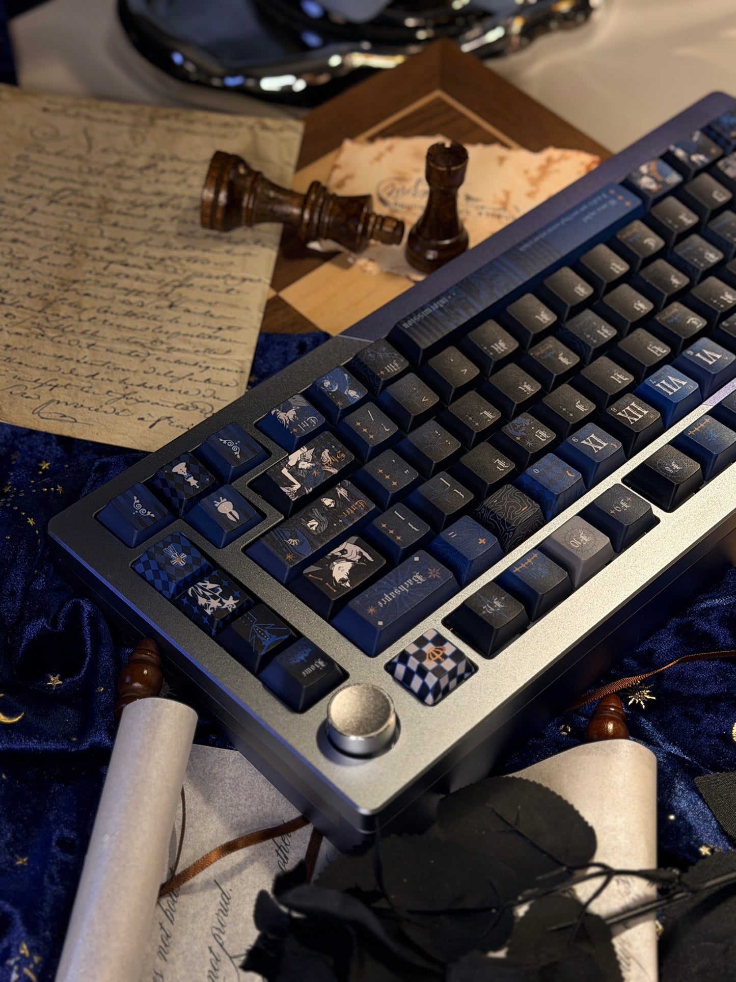 Unboxing For SALEs KiiBOOM LOOP75
Hotswappable Aluminum Gasket Mechanical Keyboard Silver Blue（not including the Wristrest）