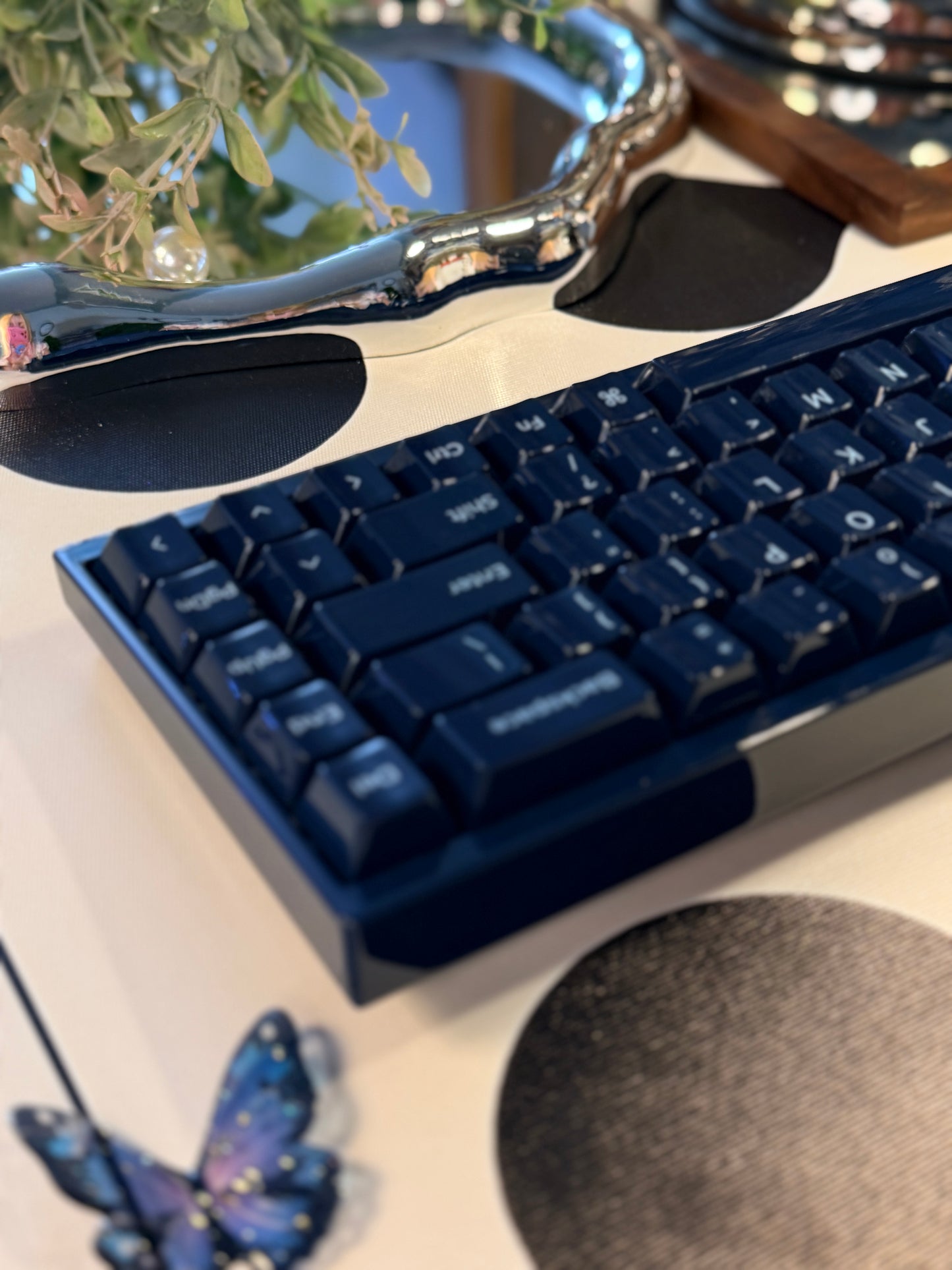 Unboxing Sample For Sales ONLY 1 Instock Keychron Q16 HE 8K Dark Navy Wired Fully Ceramic Keyboard Magnetic Switch For Gaming