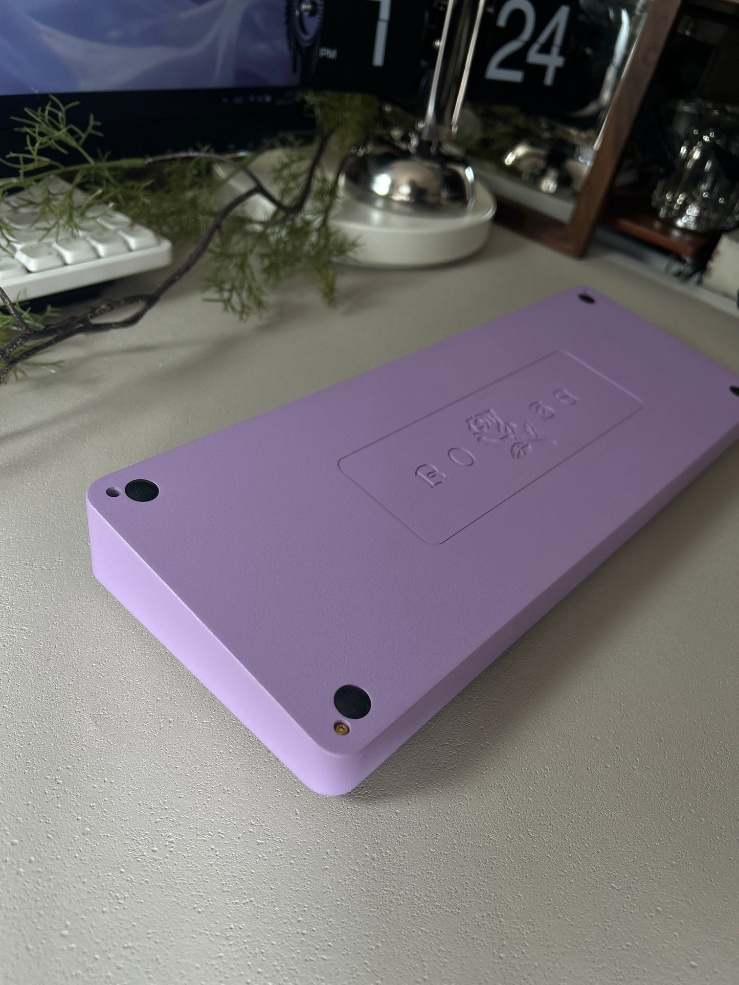 ONLY 1 Instock Prebuilt Aluminum Customized Mechanical Keyboard Rose65 Purple Creamy Thocky Set