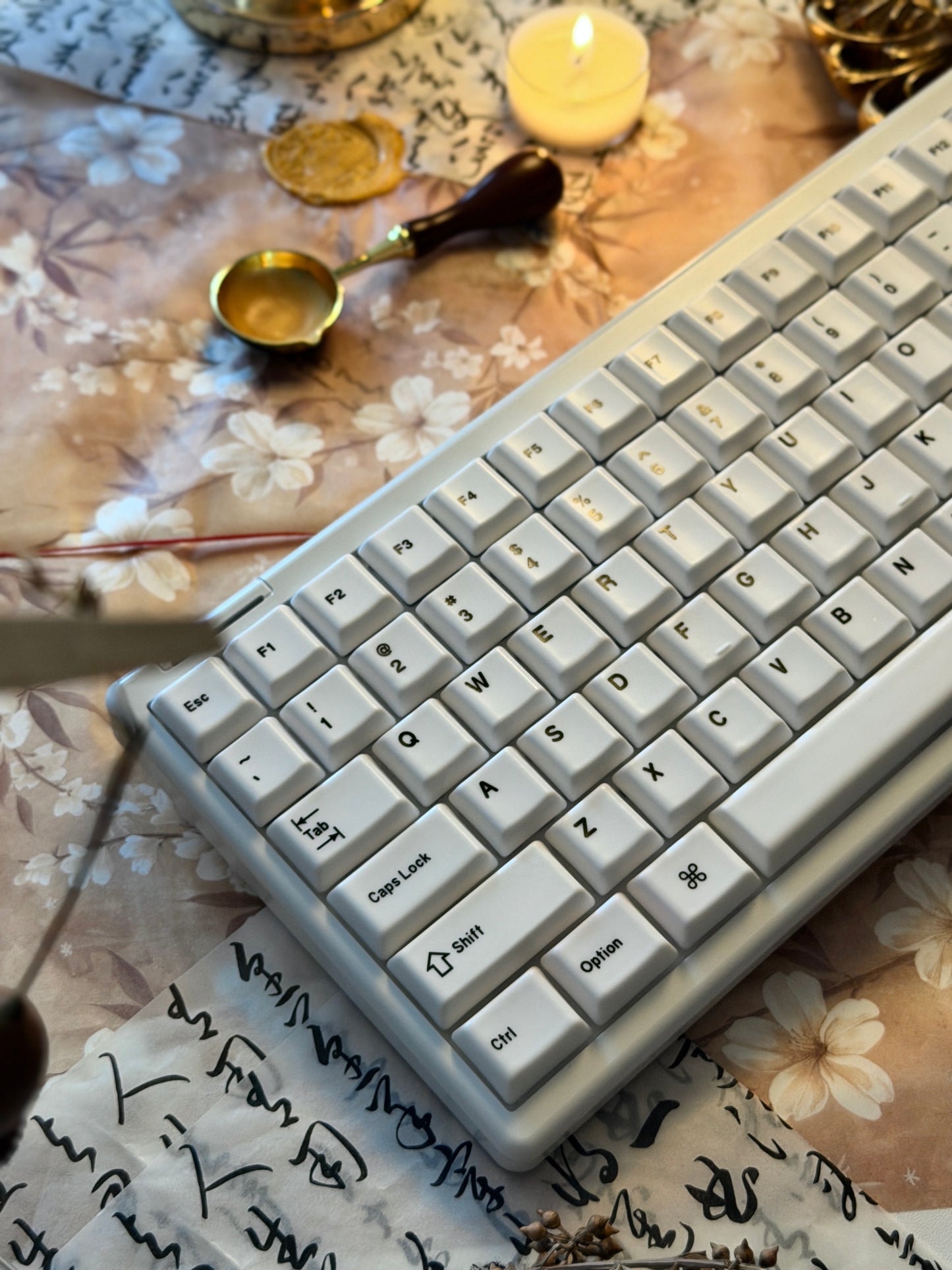 Unboxing Clearance ONLY 1 Instock ZEN75 Low-Profile Keyboard with Ceramic Keycaps