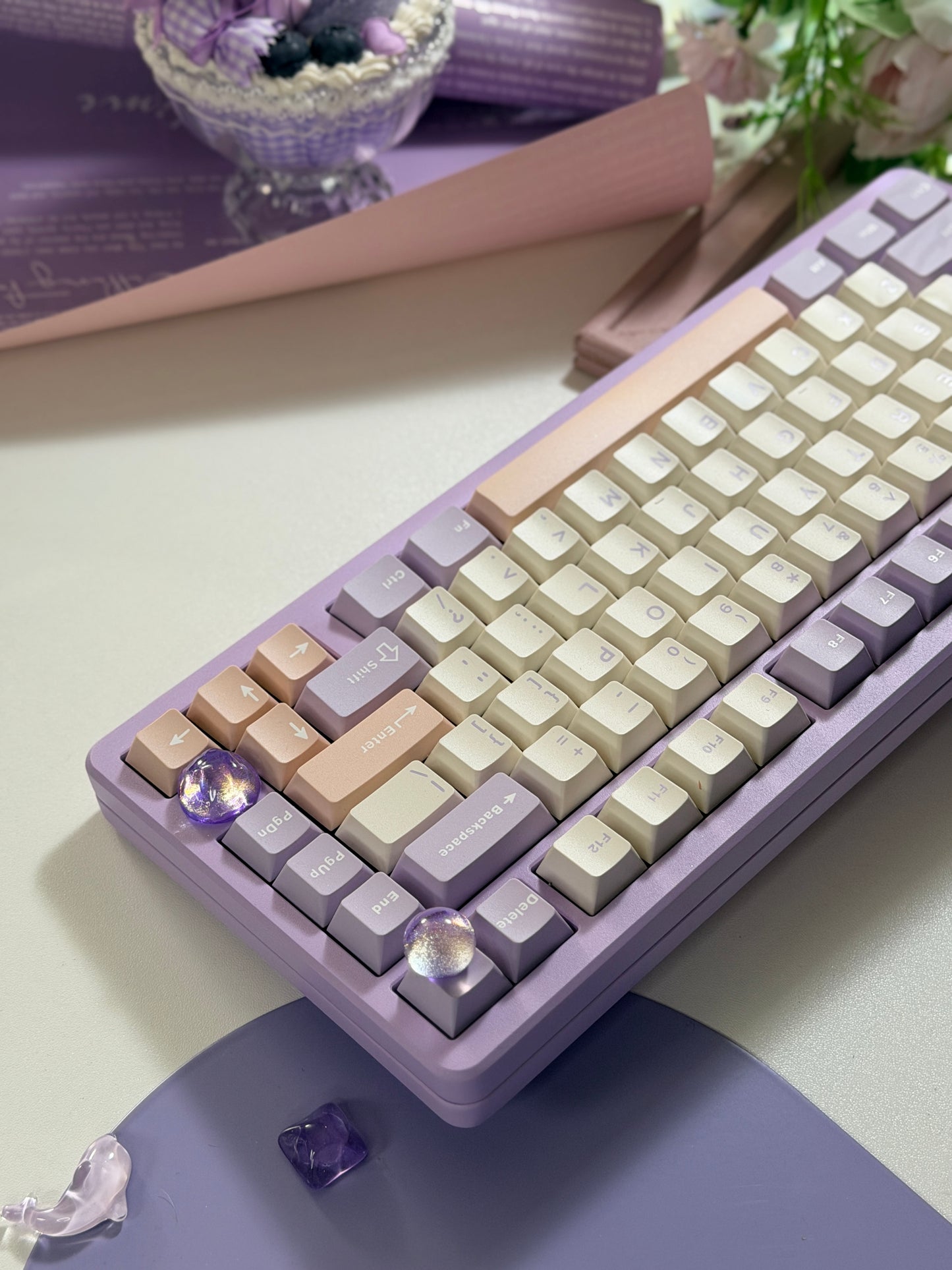 Unboxing Clearance INKY 75 Aluminum RGB Creamy Thocky Purple Wireless Custom Mechanical Keyboard