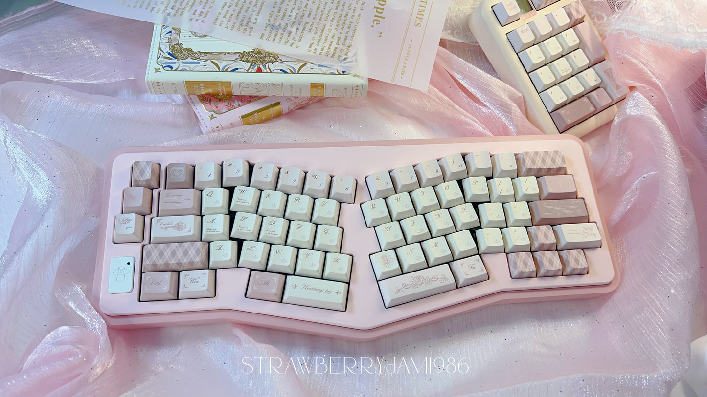 Prebuilt Vlice Pink Aluminum Customized Mechanical Keyboard