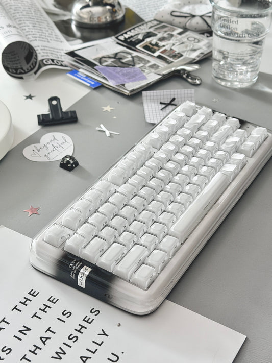 Unboxing Clearance ONLY 1 Instock XVX x CoolKiller CK75 SE Wireless Mechanical Keyboard Smokey White