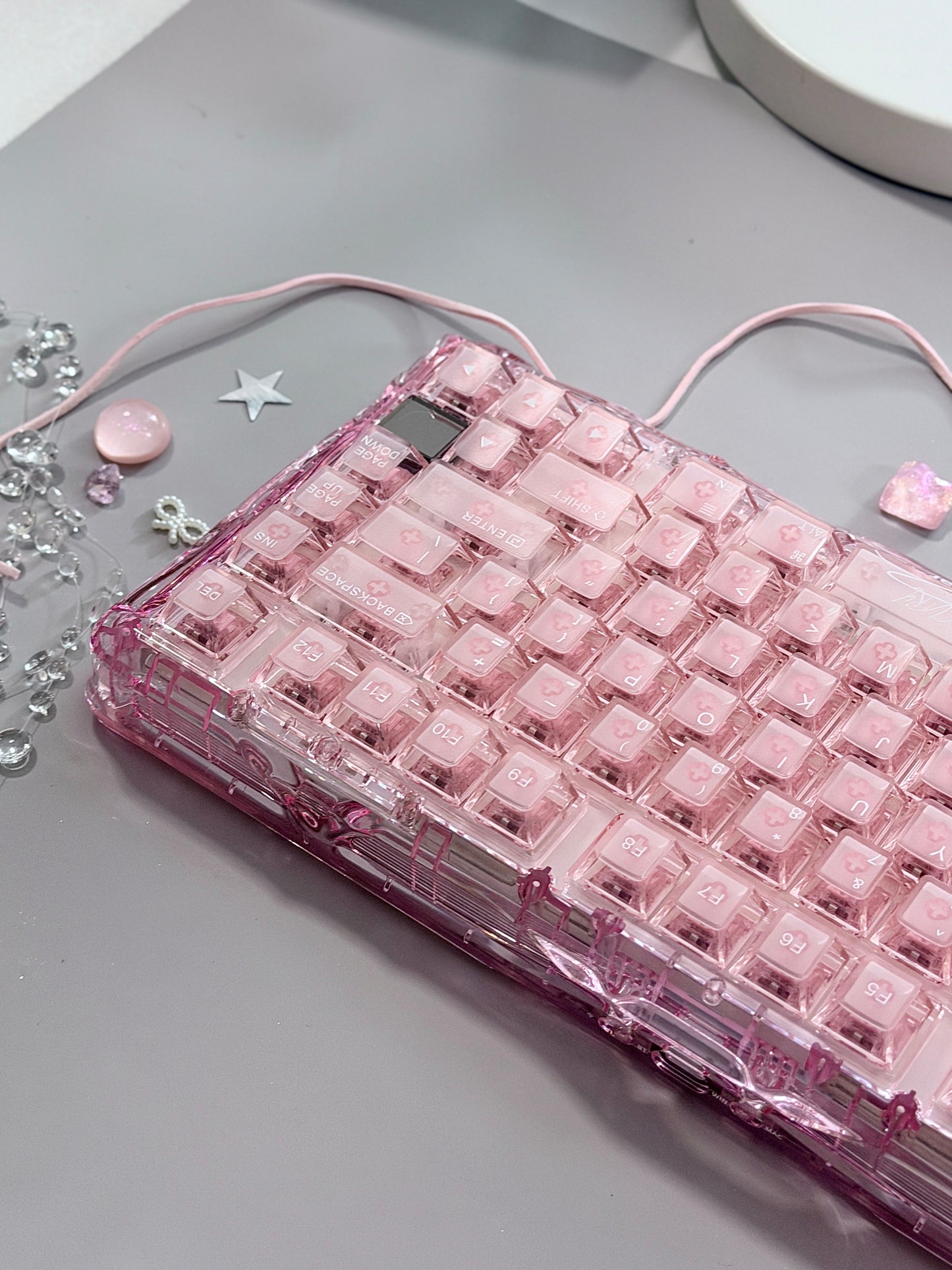 ONLY 1 Unboxing For Clearance Mercury K1 Lite - Crystal RoseMechanical Keyboard