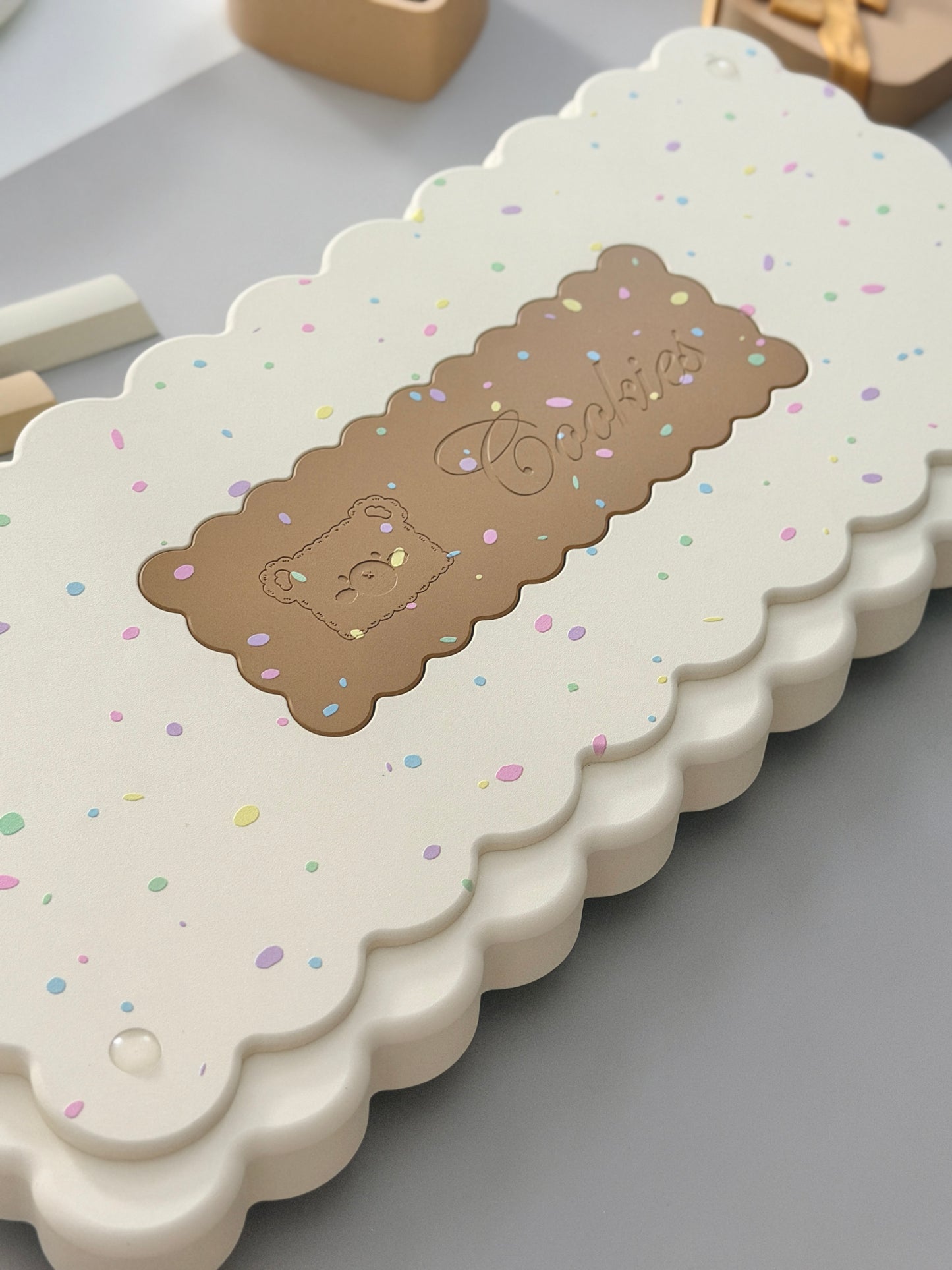 ONLY 1 Instock Prebuilt Aluminum Customized Mechanical Keyboard Cookies75 Cream Sugar Set
