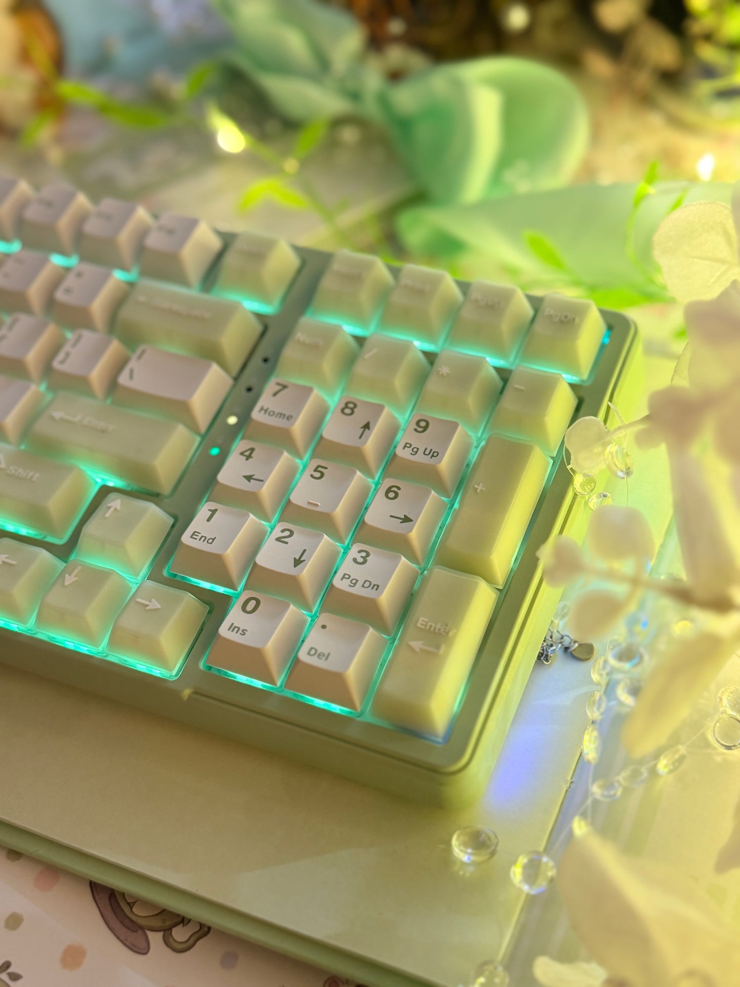 Unboxing For Sales FURYCUBE K99 pro Creamy Green Wireless Mechanical Keyboard, Gasket Hot Swappable RGB Gaming Keyboard with Numpad