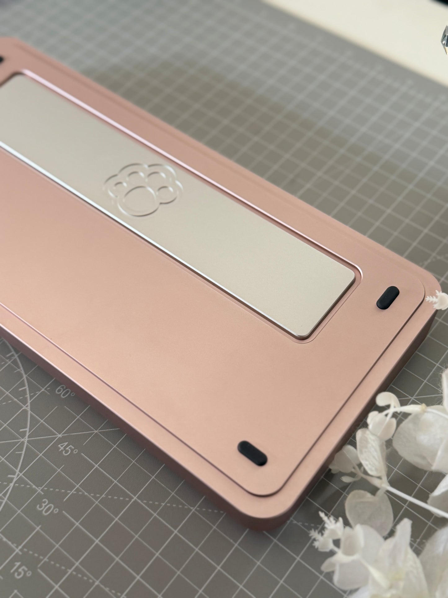ONLY 1 Instock Prebuilt Aluminum Custom Mechanical Keyboard Bear75 Pink Anodized Set