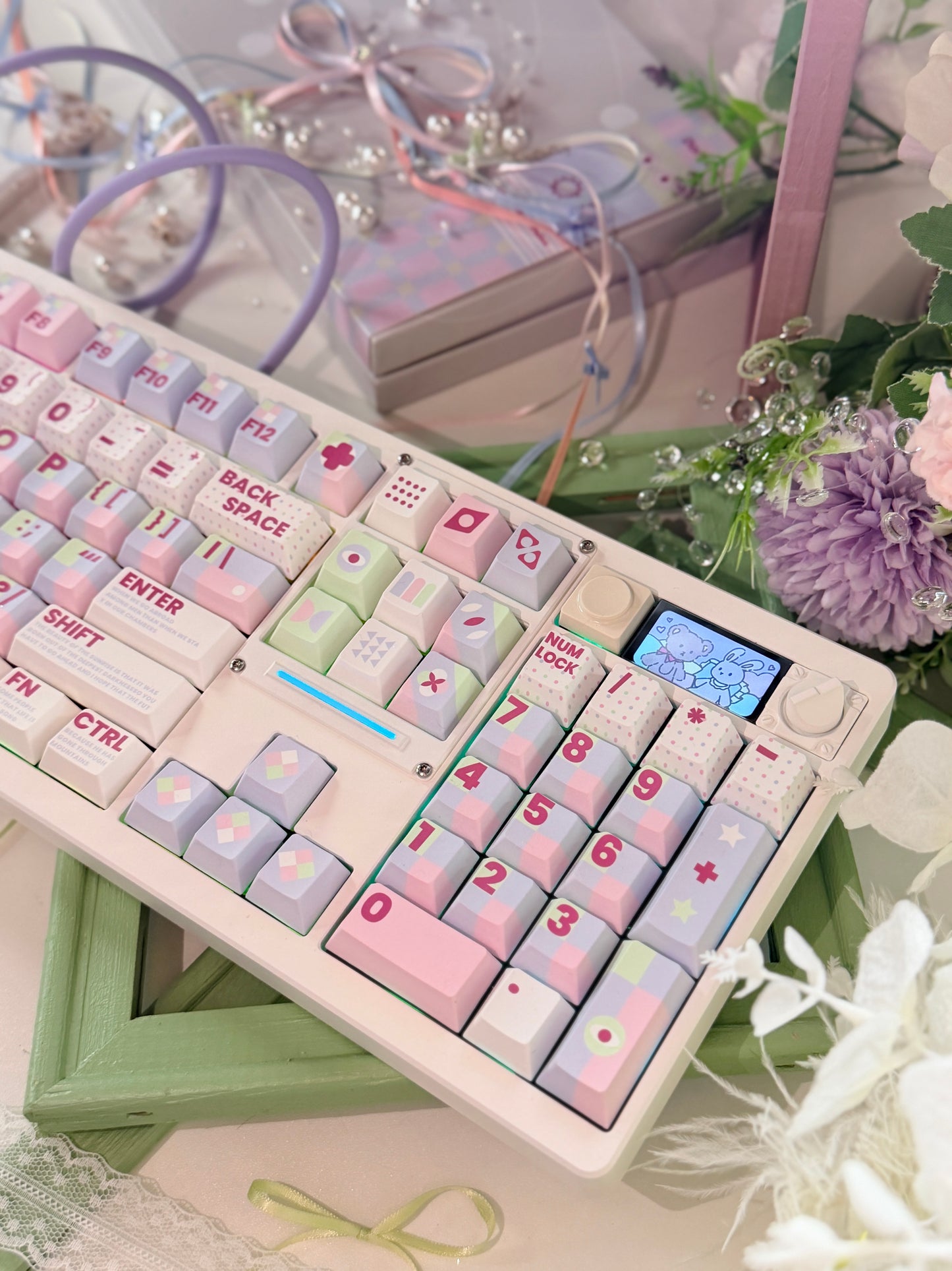 Unboxing Sample For Sale ONLY 1 Instock Wireless Mechanical Keyboard Chilkey ND104 Gaming Keyboard