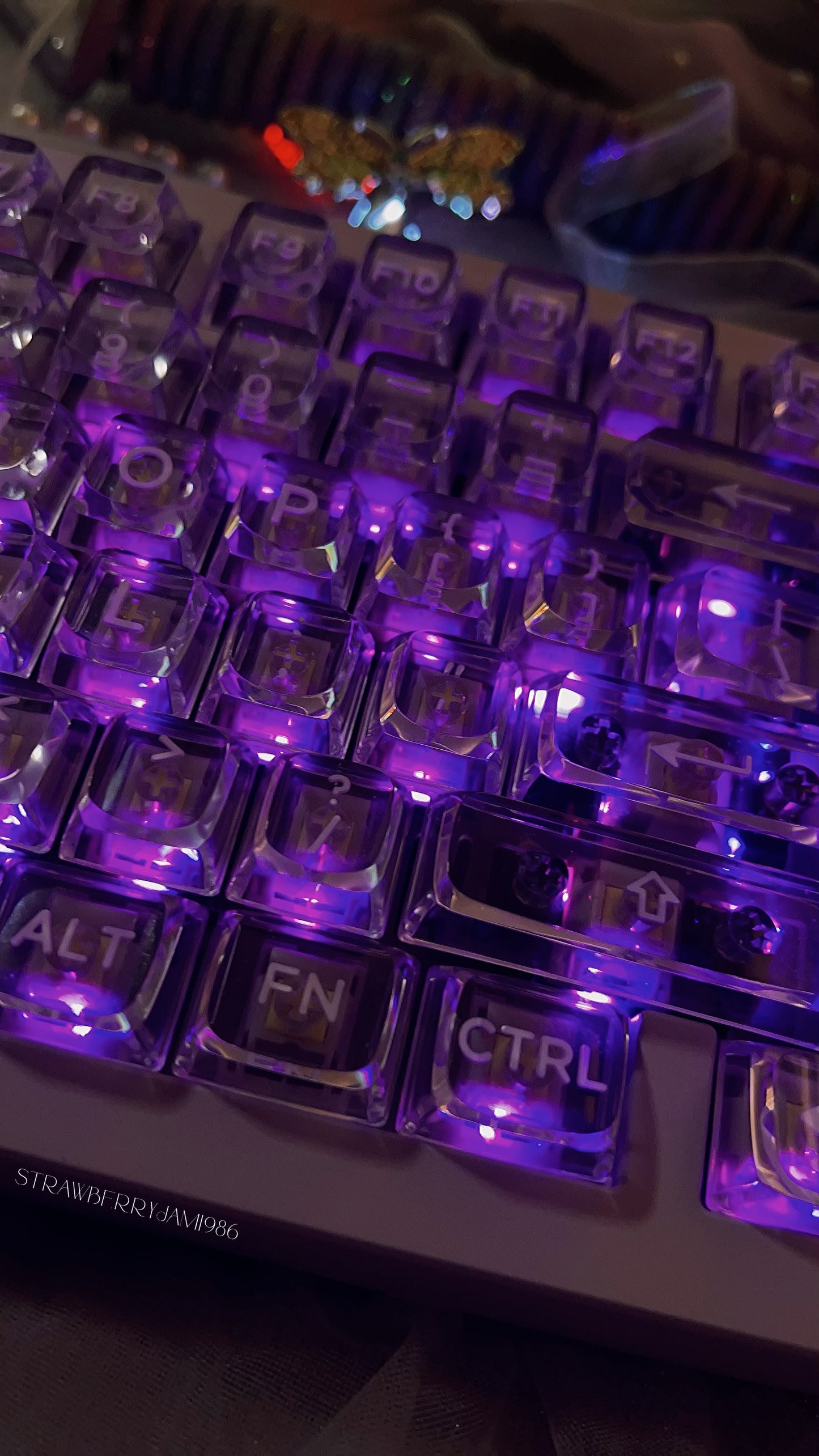 「only 1 Instock」Prebuilt ZOOM98 Purple Aluminum Customized Mechanical Keyboard