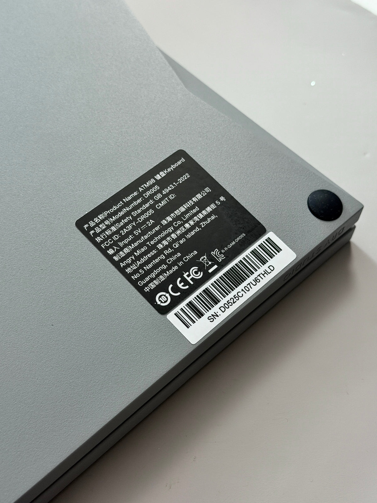 ONLY 1 Instock Dry Studio ATM98Misty Dusk Star Ring RGB Backlit Wireless Aluminum Mechanical