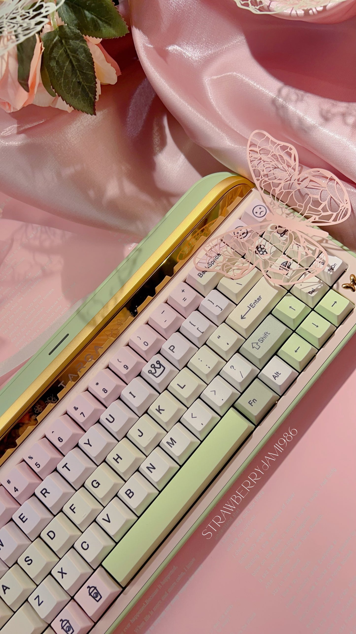 002 Peach Grape Oolong Tea Keycap Cherry Profile 139 Keys