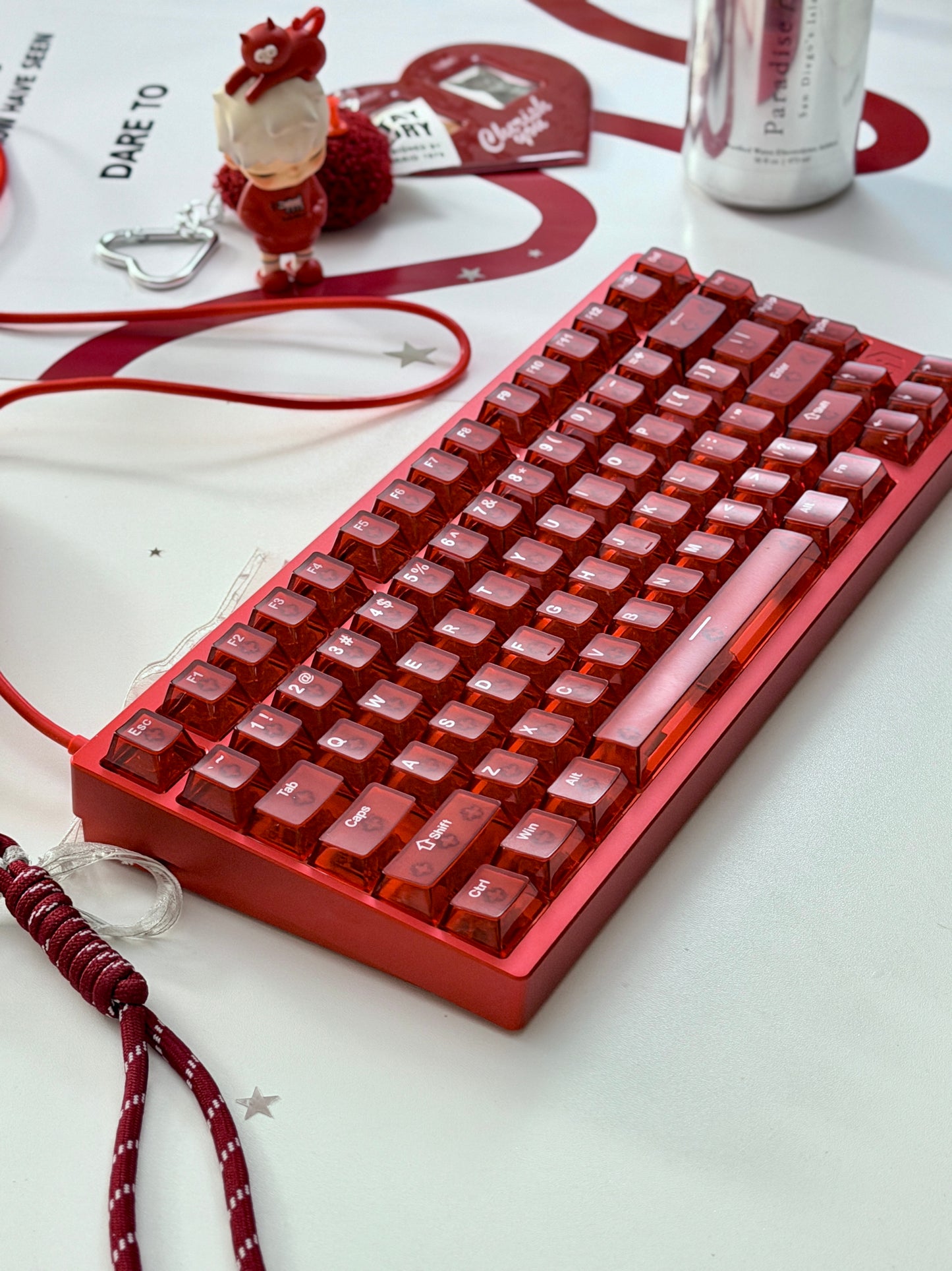 Unboxing Clearance ONLY 1 Instock IROK MG75 V2 HE Anodized Red GAMING Keyboard