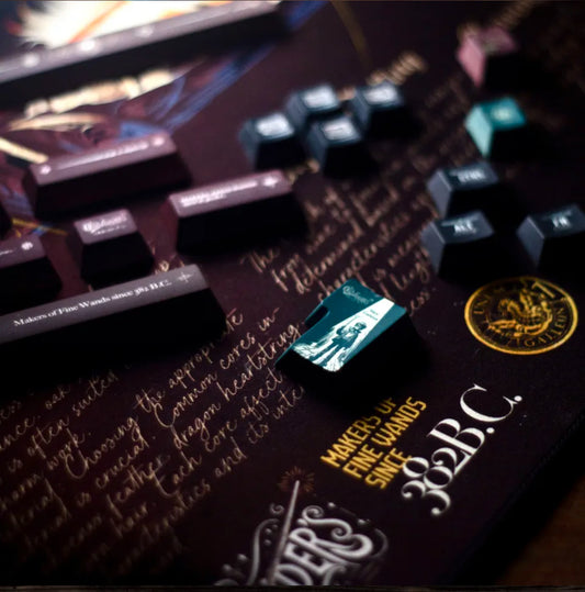 #0201 Retro Wand Shop Harry Potter Theme Magic Wand PBT Keycap Set （not including keyboard）