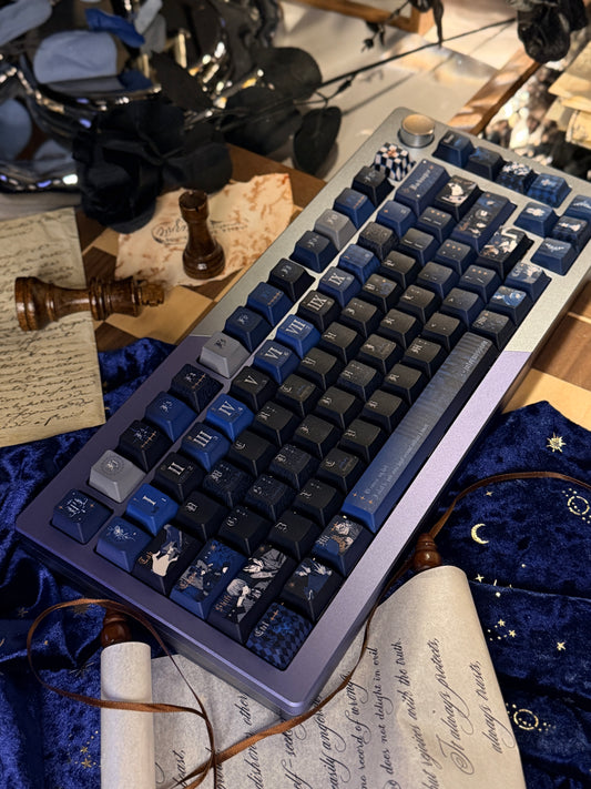 Unboxing For SALEs KiiBOOM LOOP75
Hotswappable Aluminum Gasket Mechanical Keyboard Silver Blue（not including the Wristrest）