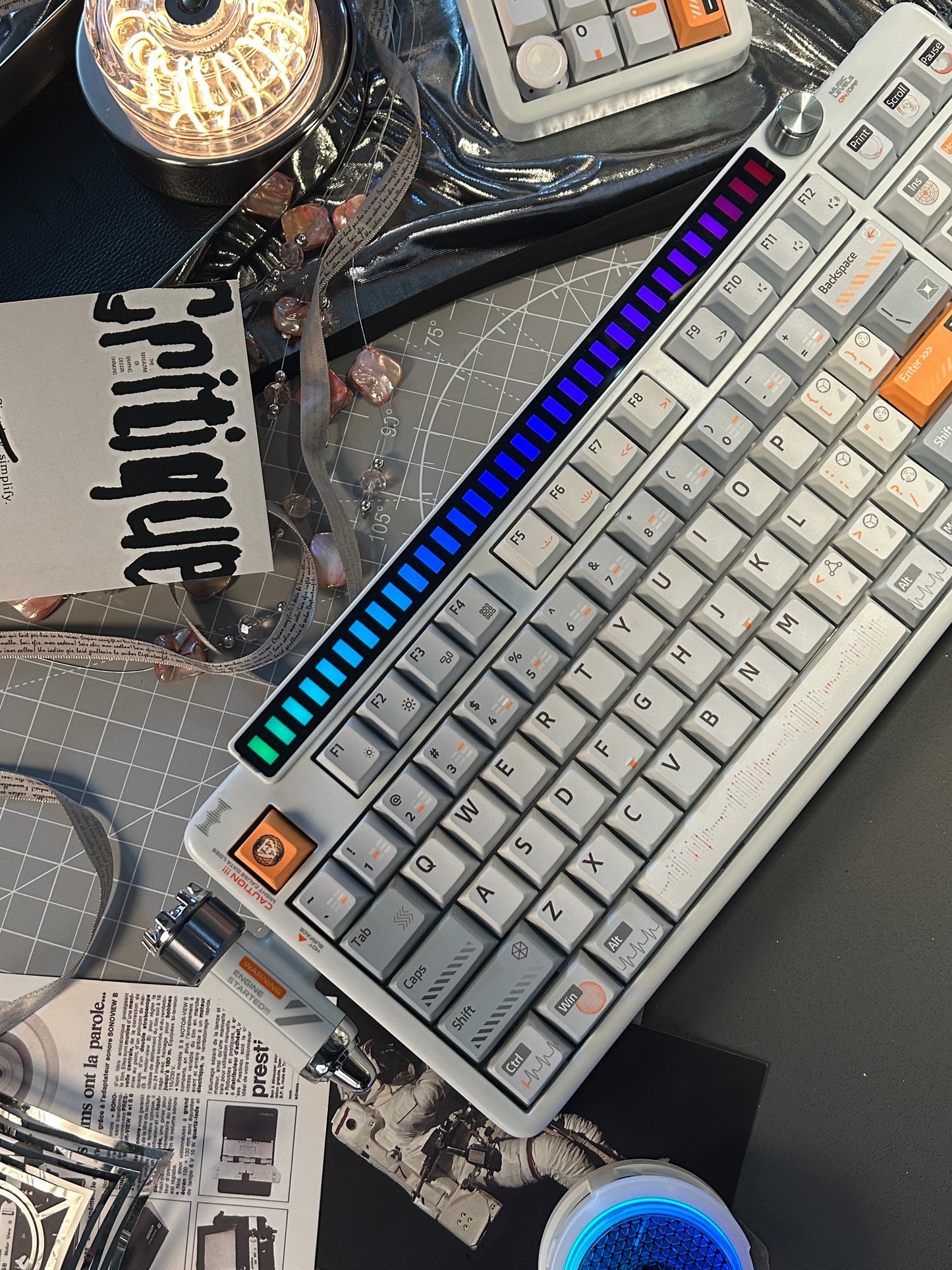 Unboxing Sample For Sales ONLY 1 Instock KeysMe Lunar 01 Mechanical Keyboard + Pad Set