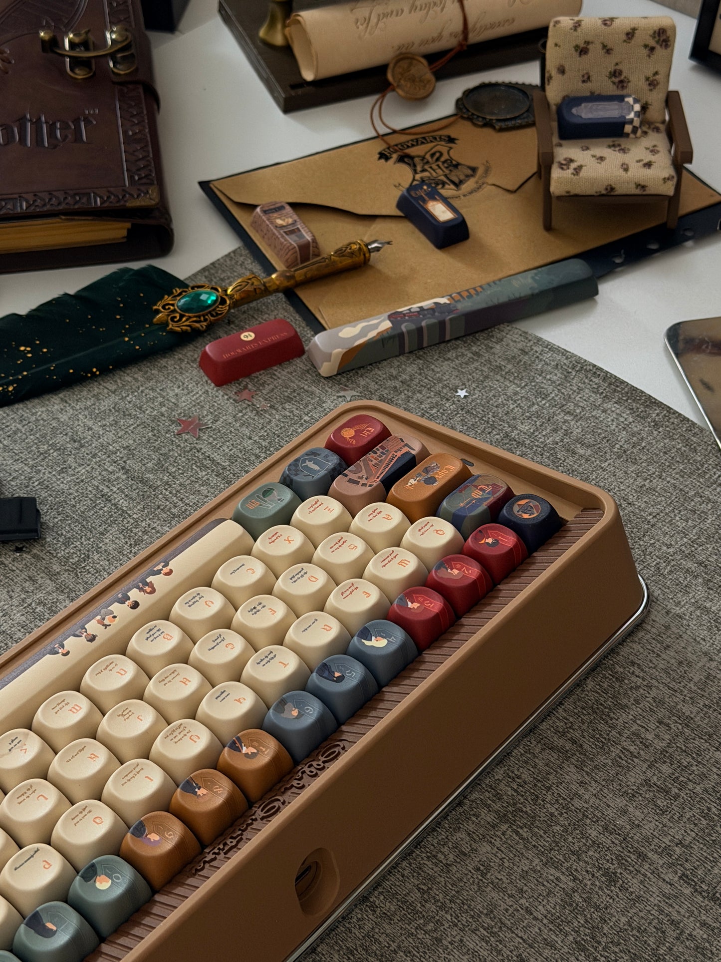 Unboxing Keycap SET ONLY 1 Instock #0288 Harry Potter Theme Hedwig Letters MOA Profile