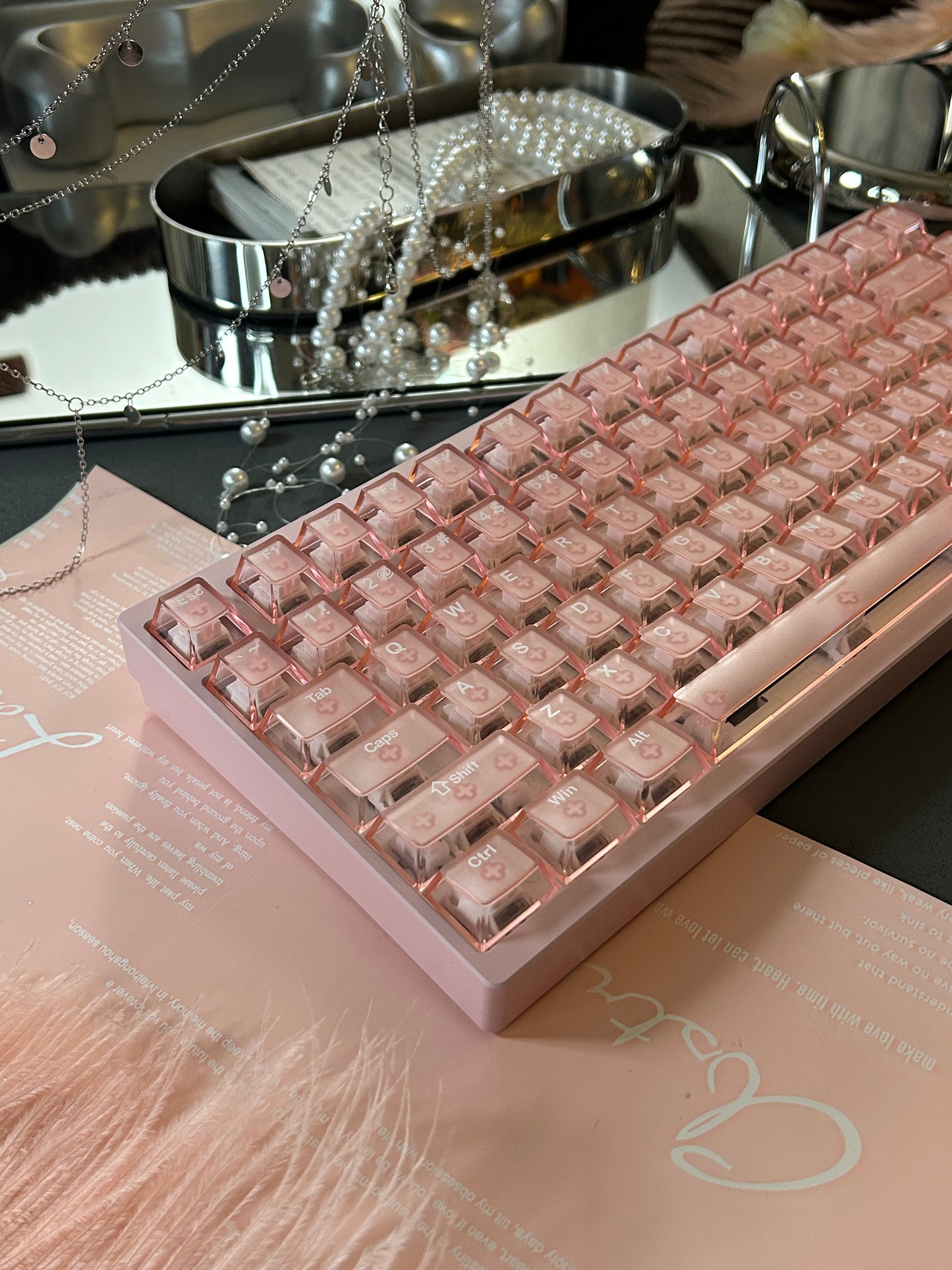 Unboxing Sample For Sales ONLY 1 Instock Pink Irok Mg75 Pro Aluminum Magnetic Mechanical Keyboard Gaming 0.005mm 8k Polling Rate Rapid Trigger Rgb Hotswap Gamer Keyboard