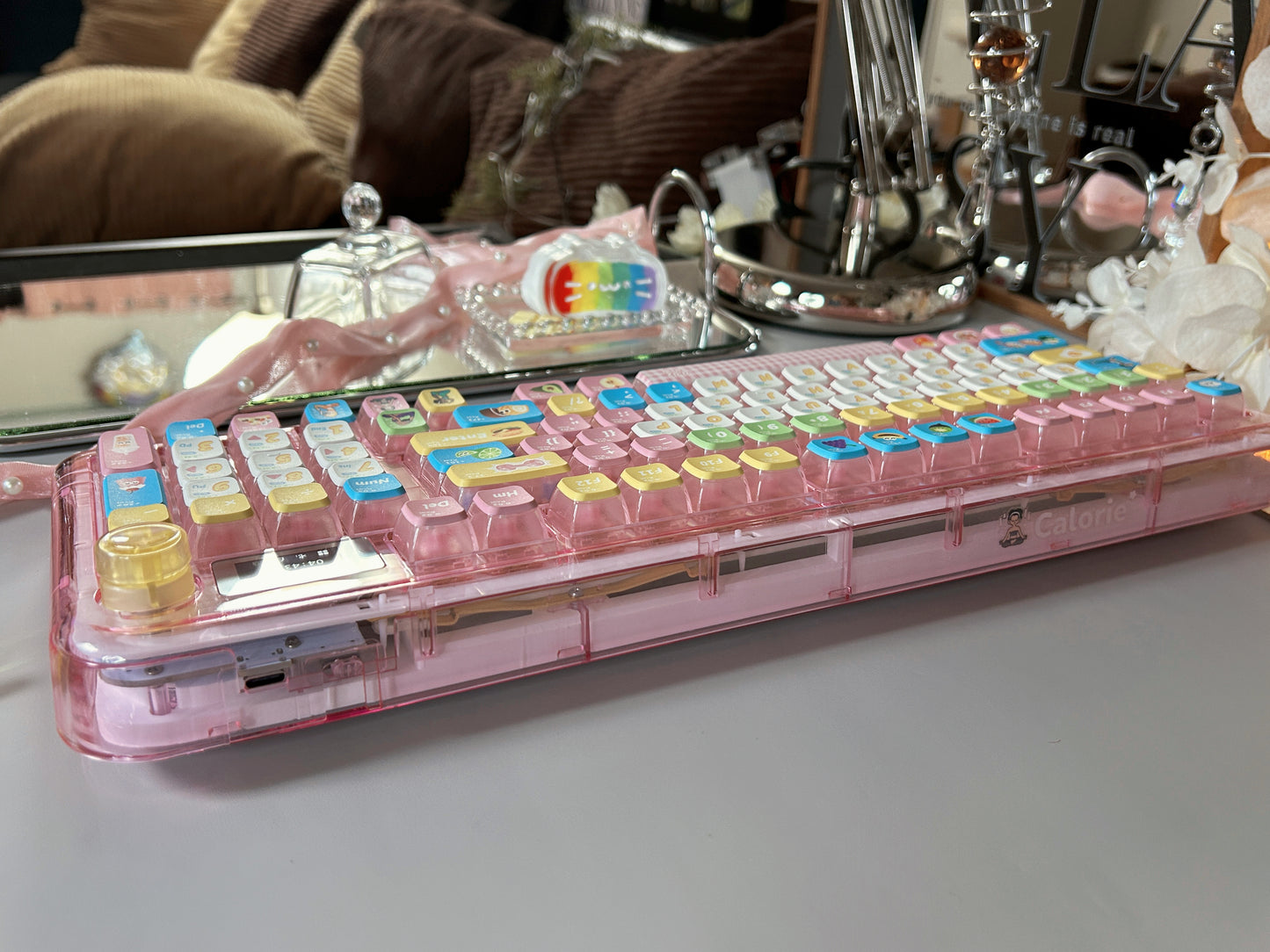 Unboxing Sample For Sales ONLY 1 Instock PIIFOX ER95 Triple-Mode Wireless Mechanical Keyboard With LCD Screen