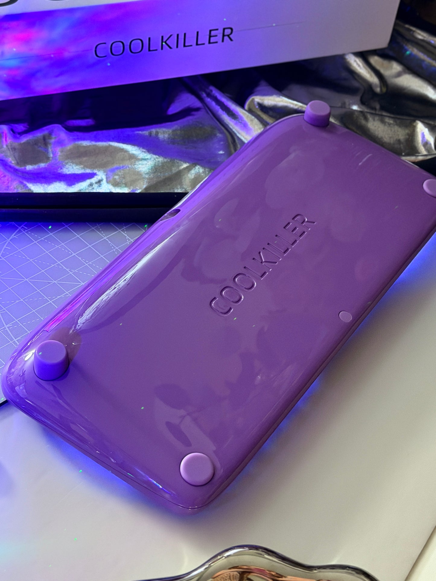 Unboxing Clearance ONLY 1 Instock Coolkiller Vivid67 Aluminum Mechanical Wireless keyboard Violet Purple Sagittarius Keycaps Chiiwaka Switch