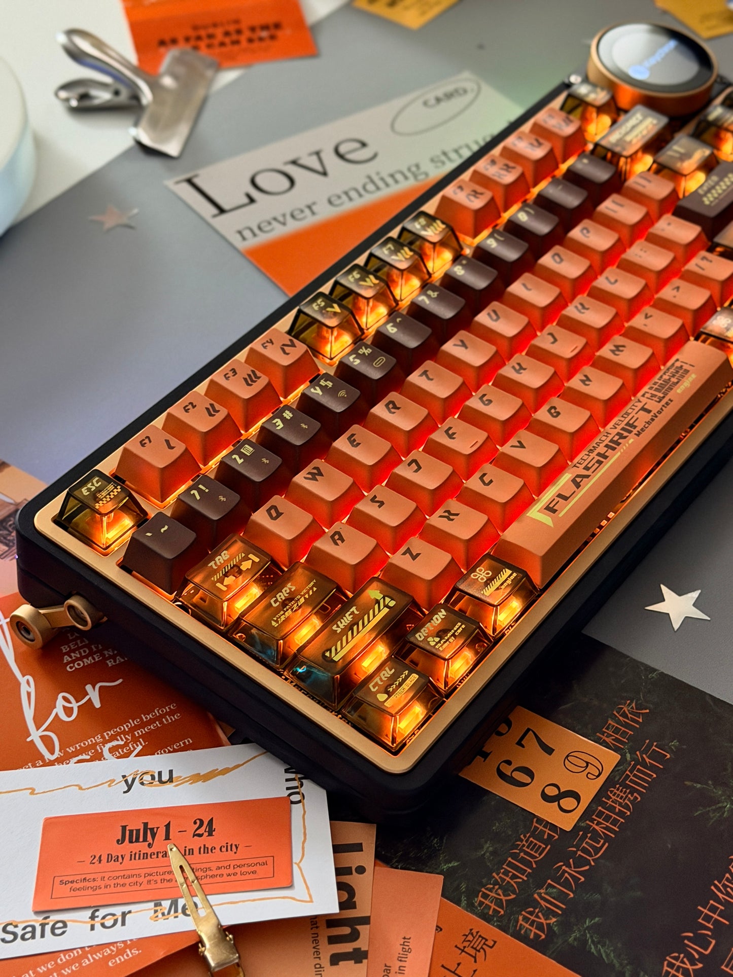 Unboxing Clearance ONLY 1 Instock Keychron Z1 Max Aluminum Mechanical Keyboard Wireless, RGB Backlit & Screen Knob