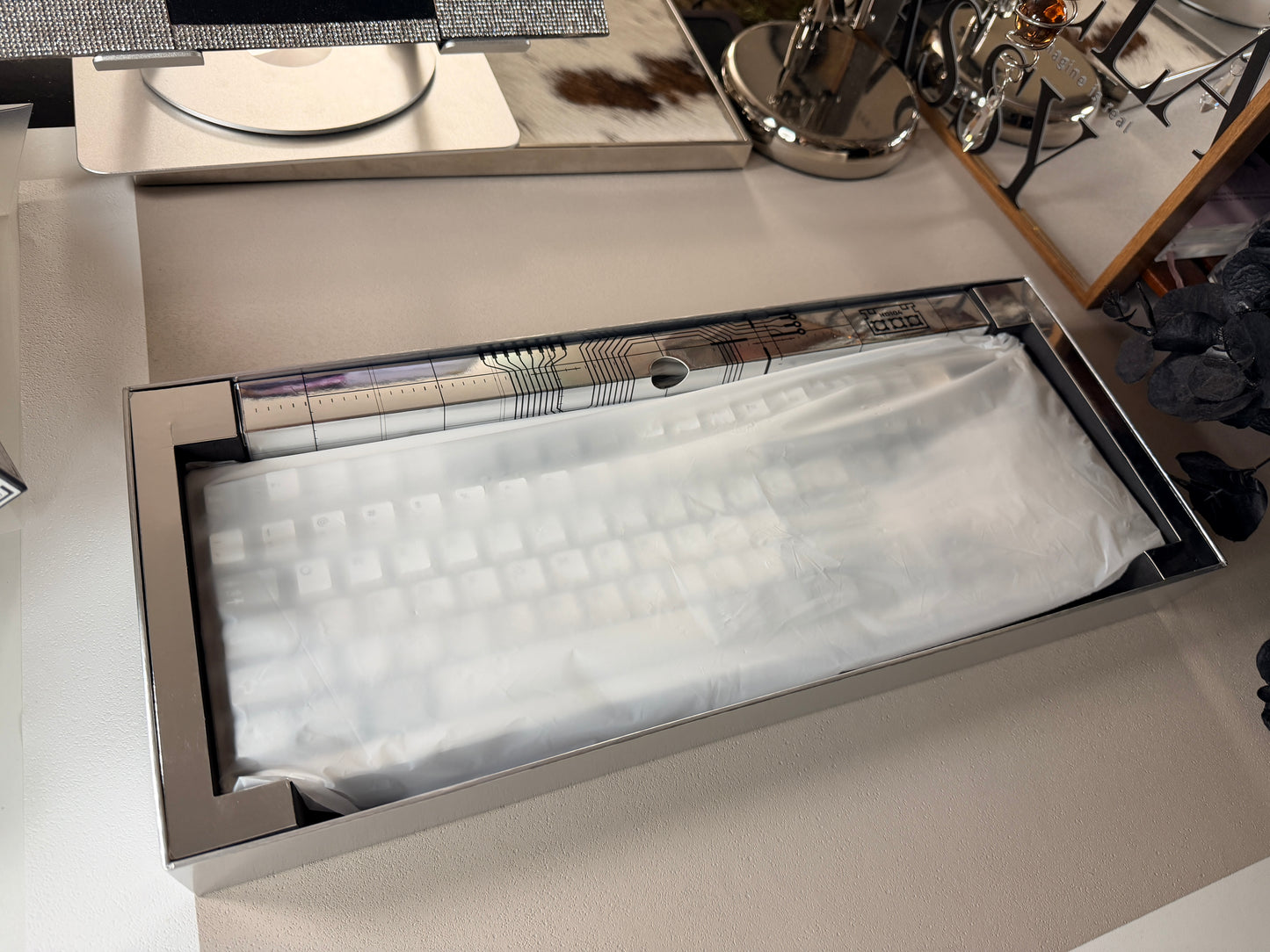 Unboxing Sample For Sale ONLY 1 Instock Wireless Mechanical Keyboard Chilkey ND104 Gaming Keyboard