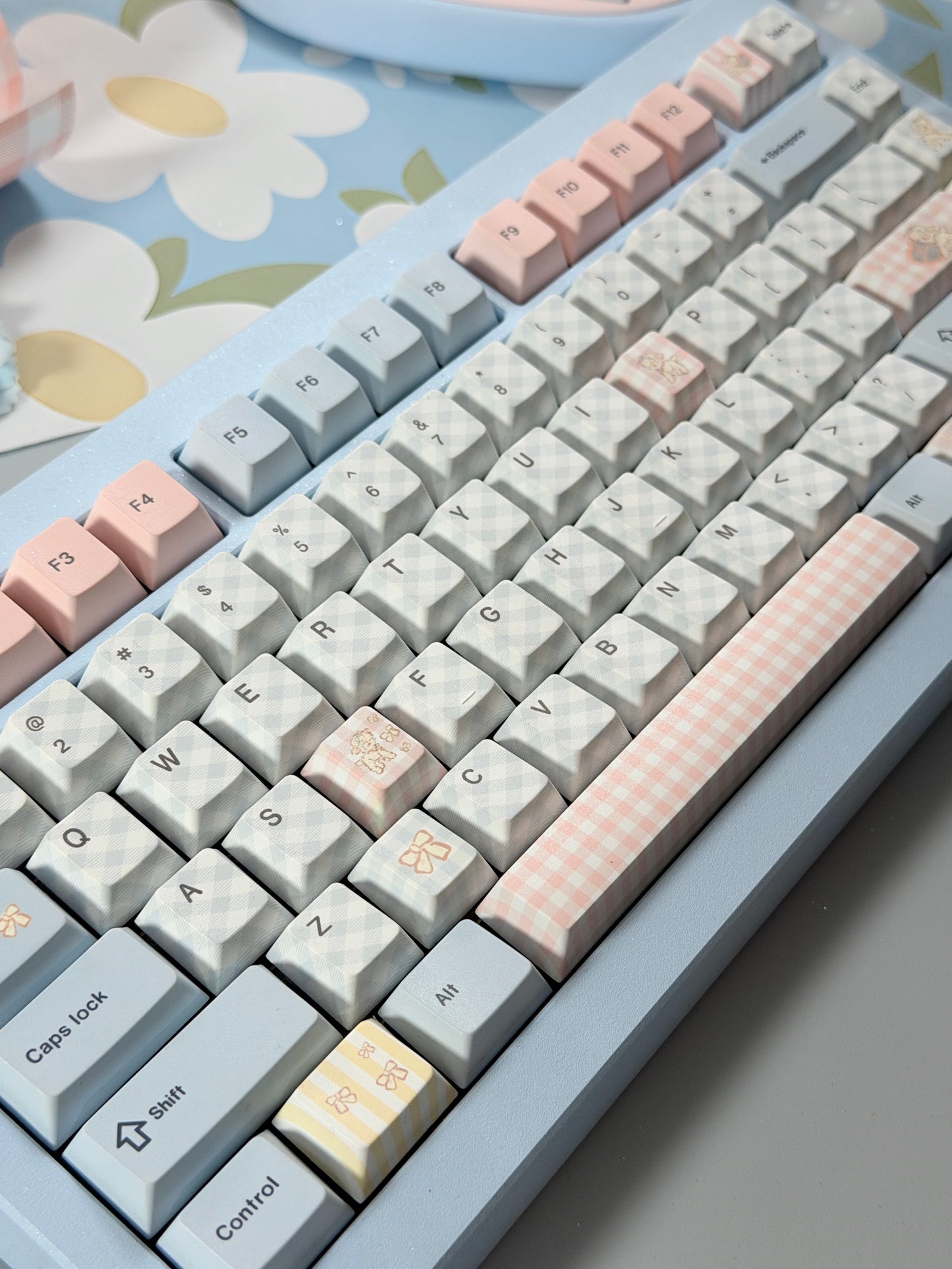 ONLY 1 instock My Prebuilt Aluminum Customized Mechanical Keyboard Tutor75 + Cat Number Pad