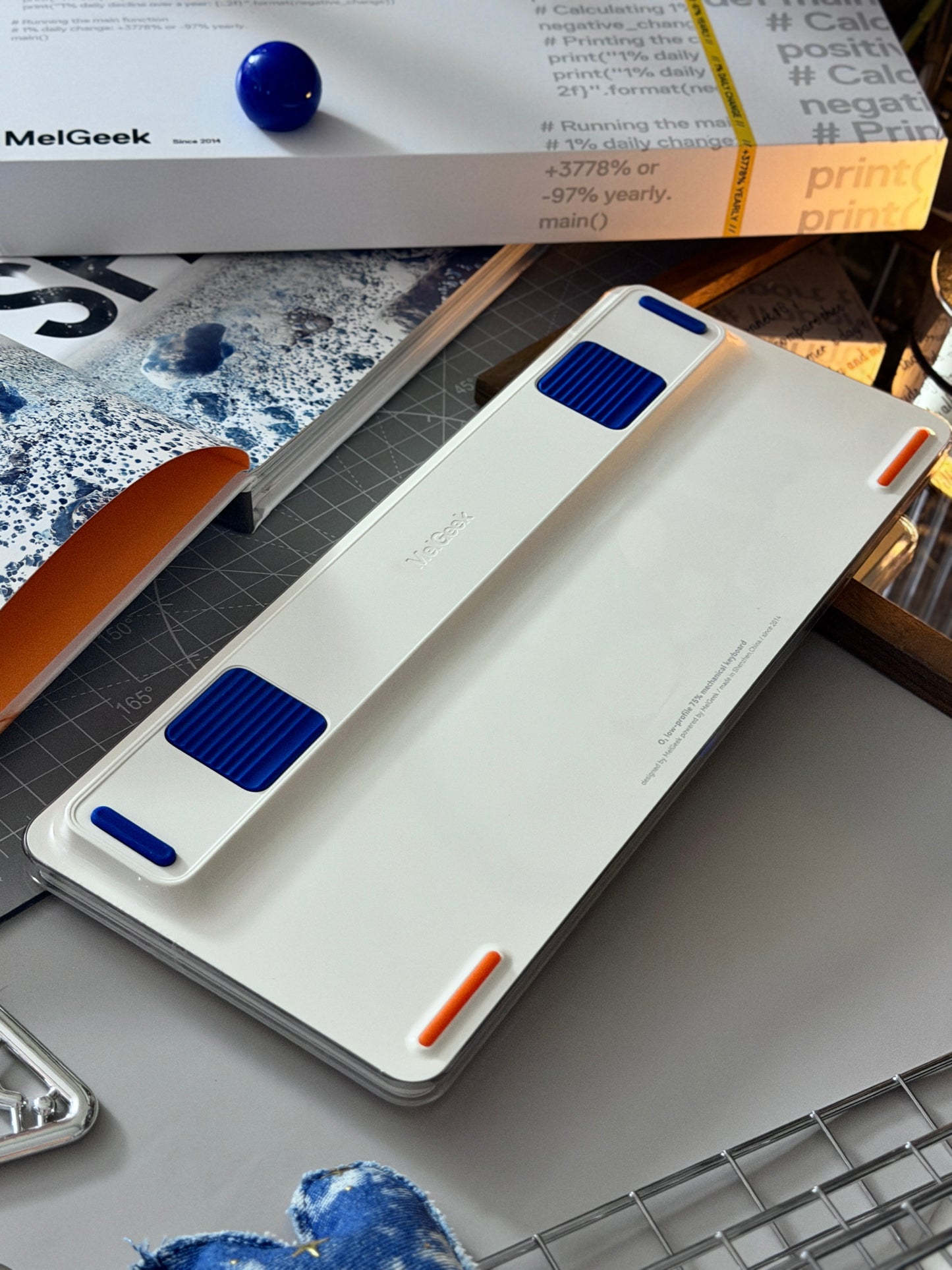 Unboxing Clearance ONLY 1 Instock MelGeek O2 Quiet Wireless Keyboard Low-Profile