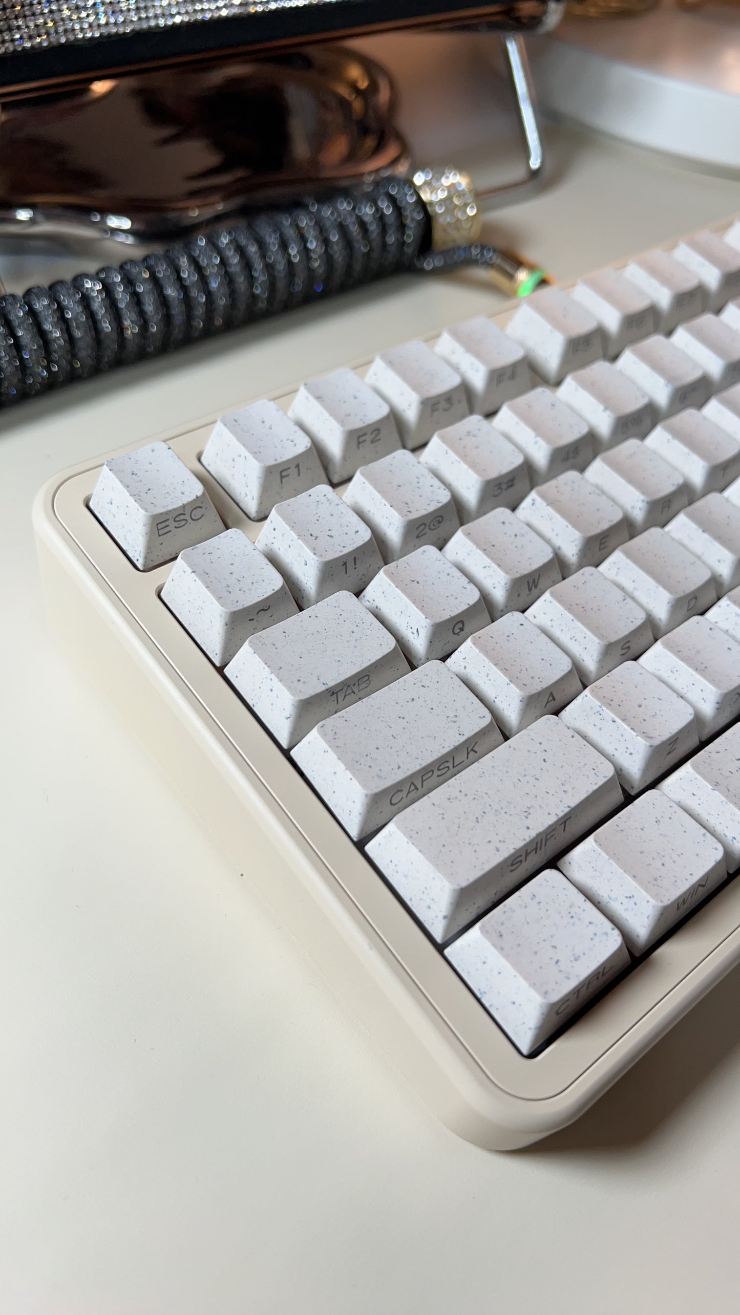 【Preorder】Prebuilt FF75 Beige Aluminum Mechanical Customized Keyboard