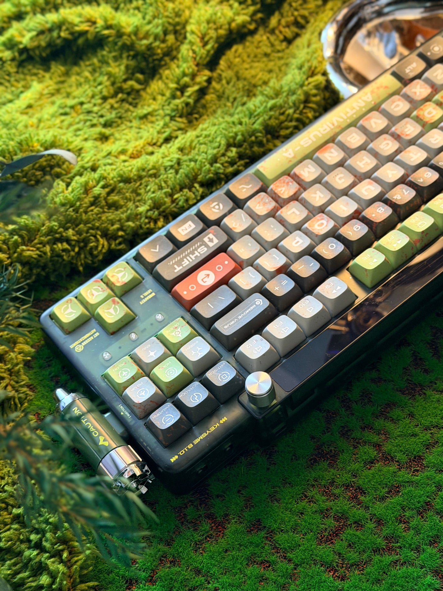 Unboxing Sample For Sale ONLY 1 Instock Keysme Lunar 01 Green Mechanical Keyboard- Ghost Ship