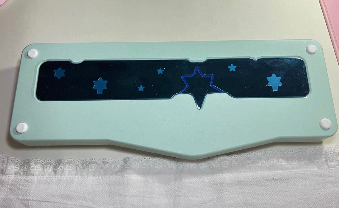 Preorder Prebuilt Aluminum Customized Mechanical Keyboard Staralice Set （including switch Keycaps and wristrest）