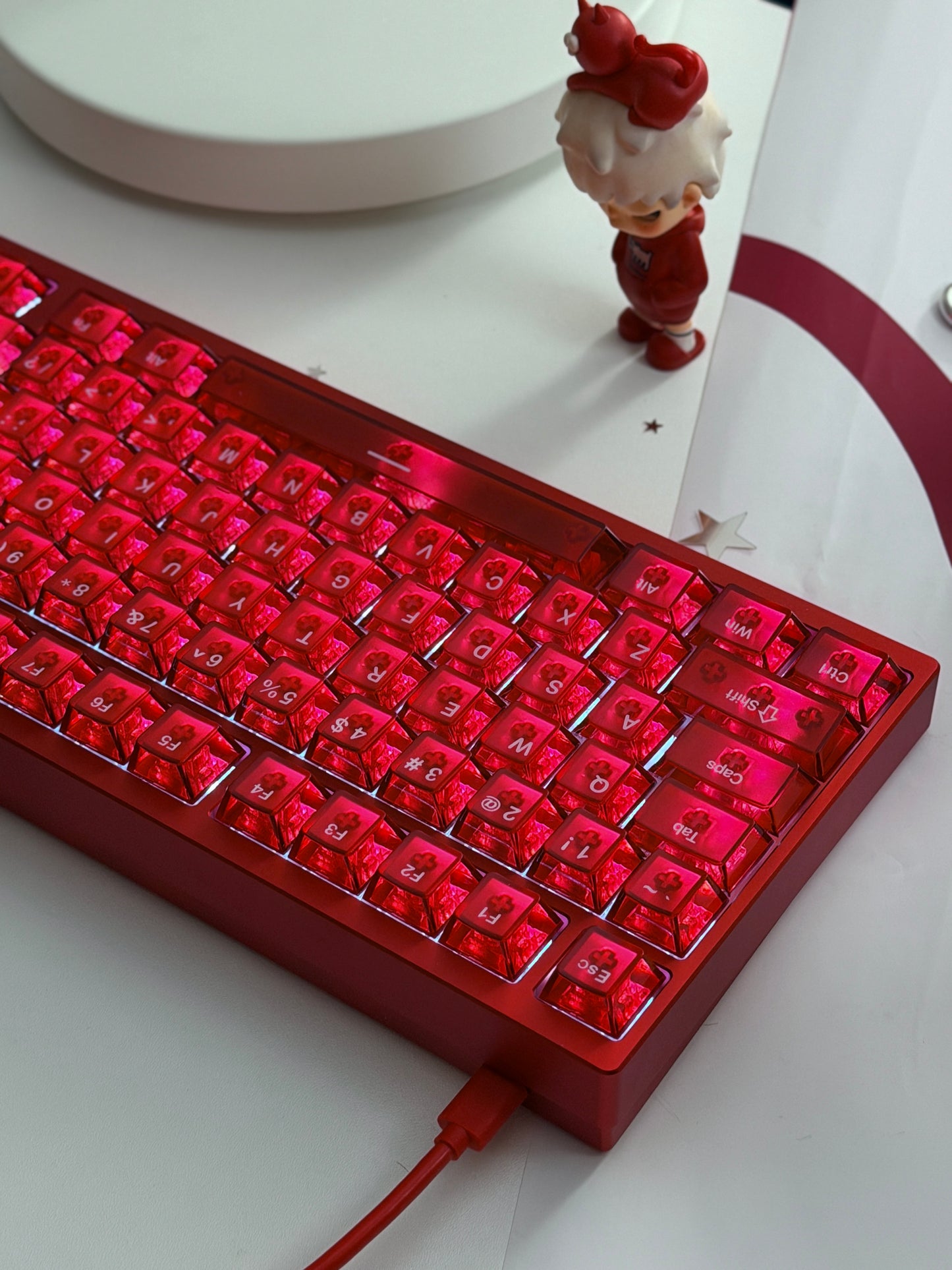 Unboxing Clearance ONLY 1 Instock IROK MG75 V2 HE Anodized Red GAMING Keyboard