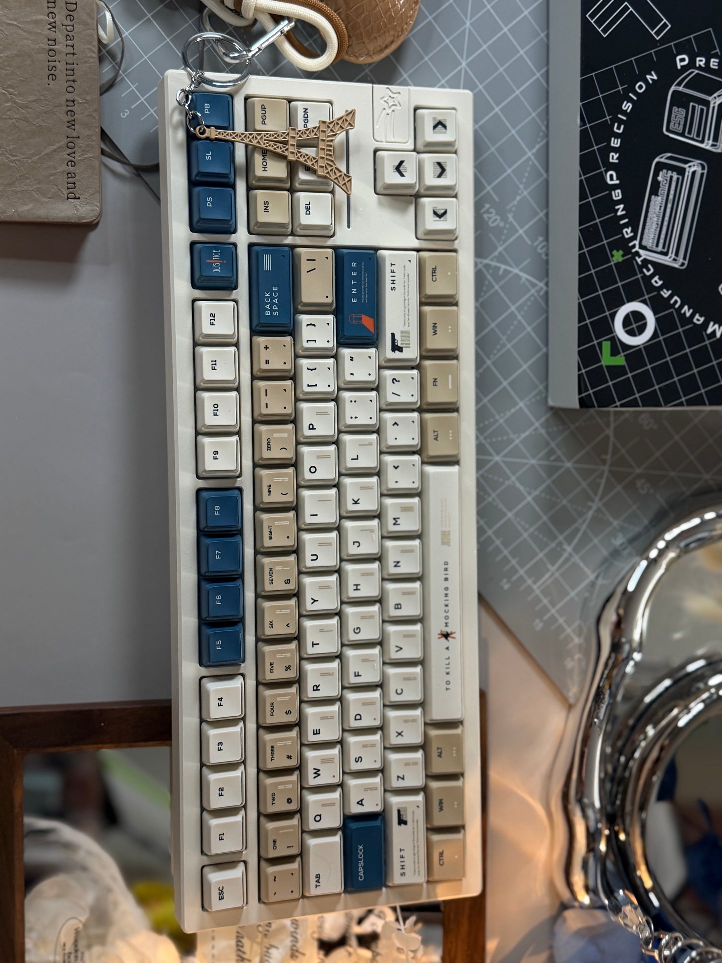 Unboxing For Sales EPOMAKER x Feker Galaxy80 Wireless Mechanical Keyboard➕0248 custom Keycap full set